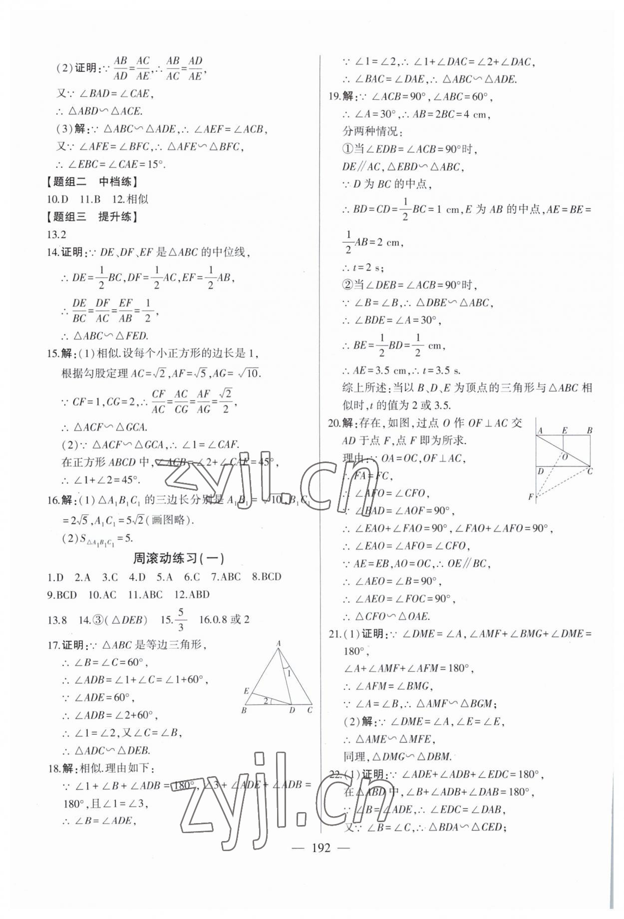 2023年初中新课标名师学案智慧大课堂九年级数学上册青岛版 第4页