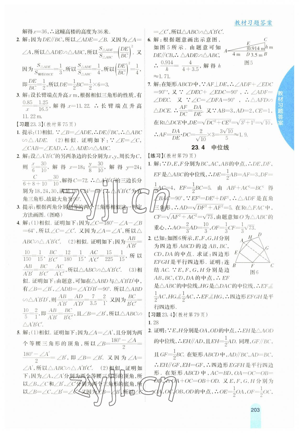 2023年尖子生学案九年级数学上册华师大版 第11页