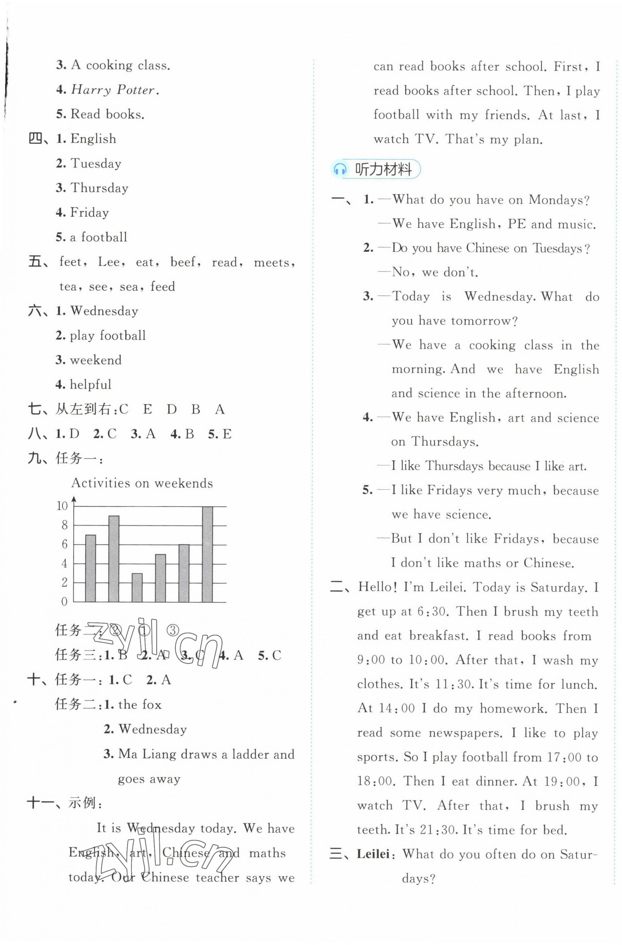 2023年53全優(yōu)卷五年級英語上冊人教版 第5頁