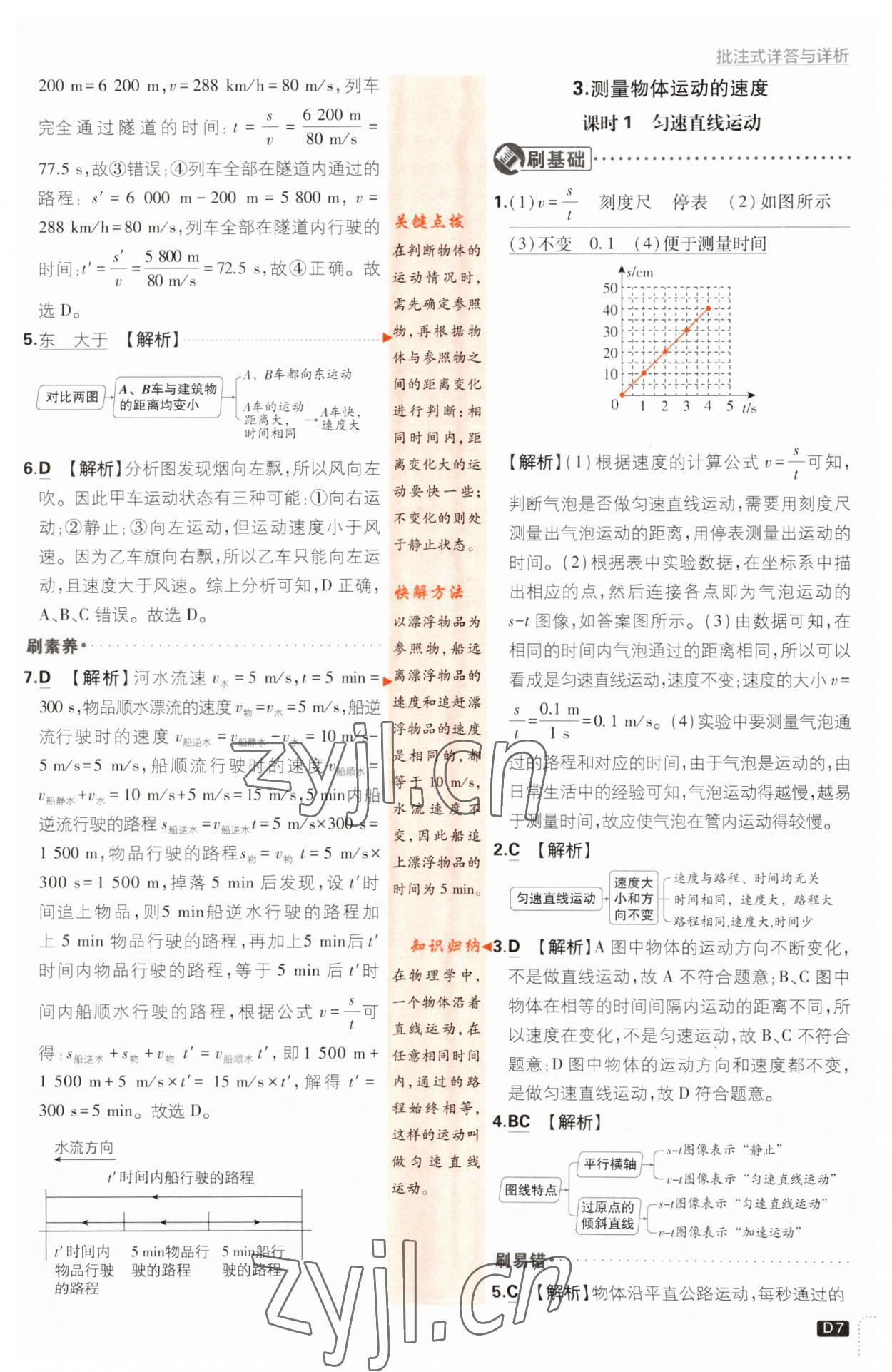 2023年初中必刷題八年級物理上冊教科版 第7頁