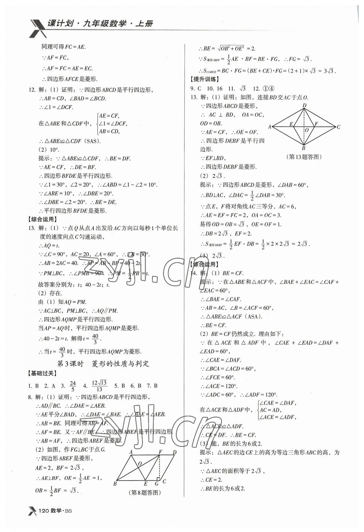 2023年全优点练课计划九年级数学上册北师大版 第2页