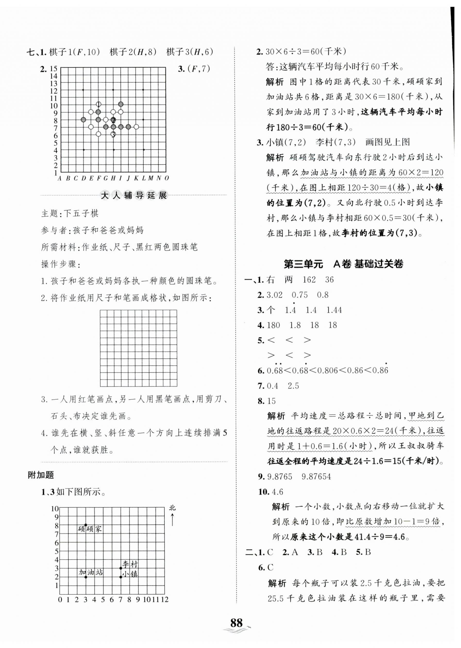 2023年王朝霞培优100分五年级数学上册人教版 第4页