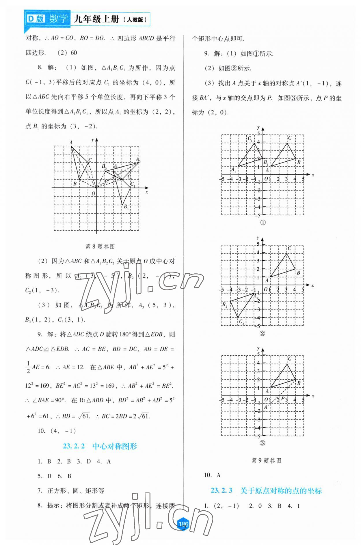 2023年新课程能力培养九年级数学上册人教版大连专版 第8页