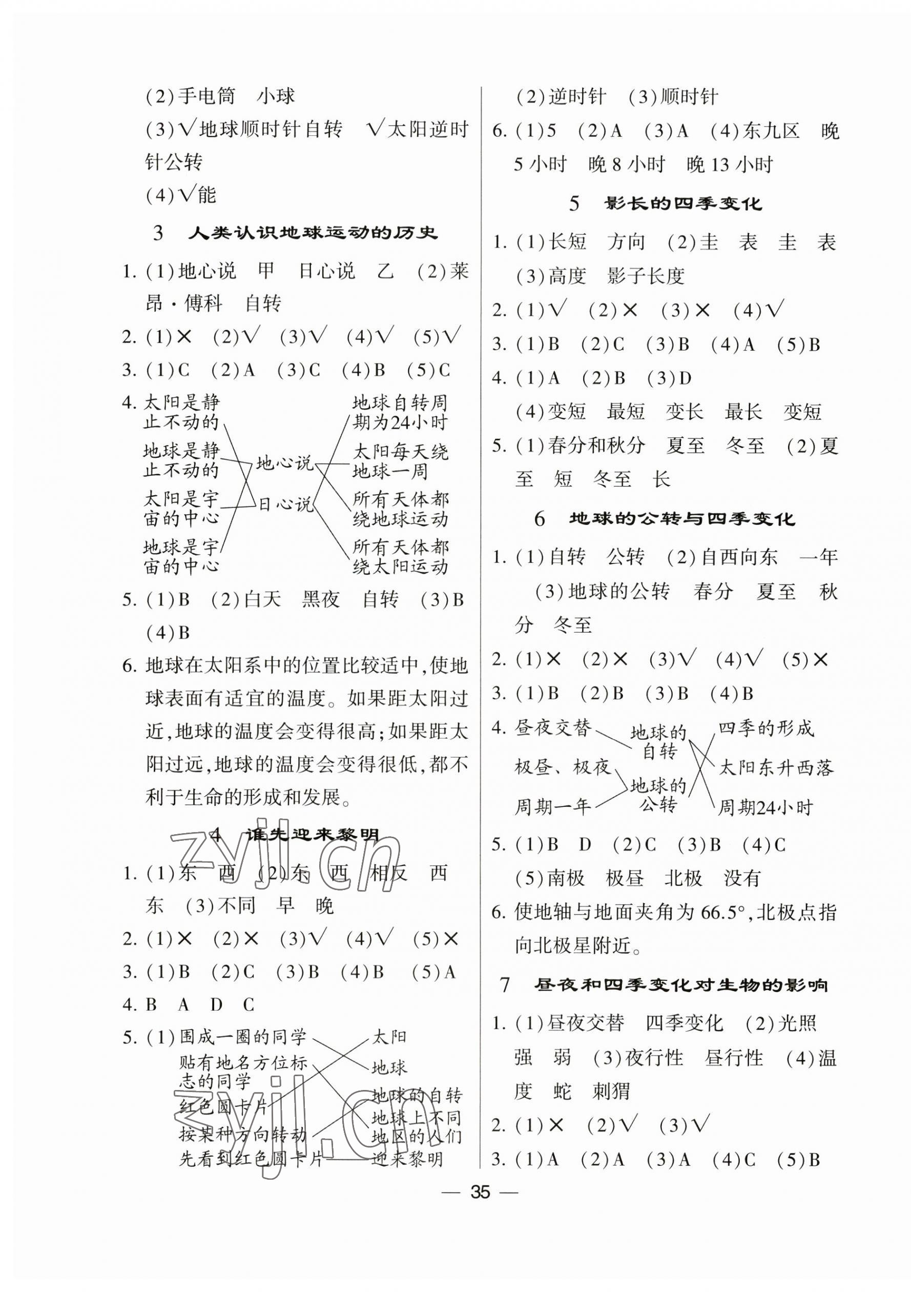 2023年經(jīng)綸學(xué)典棒棒堂六年級科學(xué)上冊教科版 第3頁