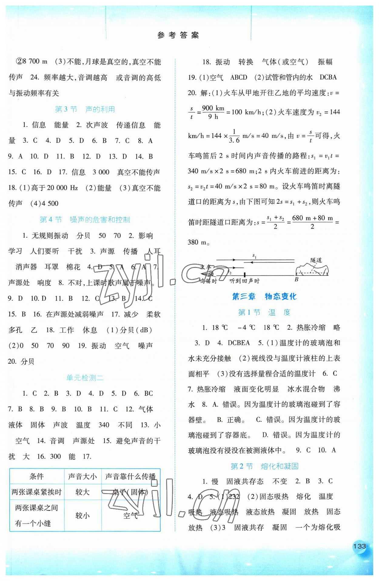 2023年同步訓(xùn)練河北人民出版社八年級物理上冊人教版 第3頁