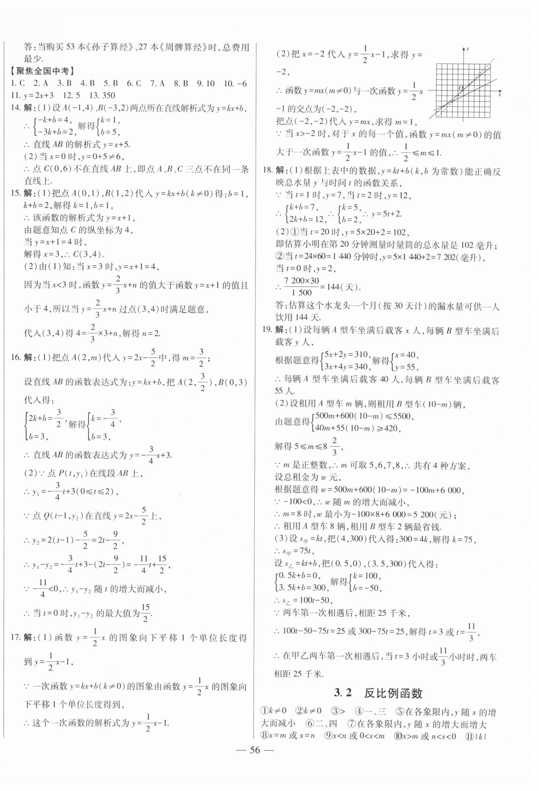 2024年智慧大课堂学业总复习全程精练数学山东专版 第8页