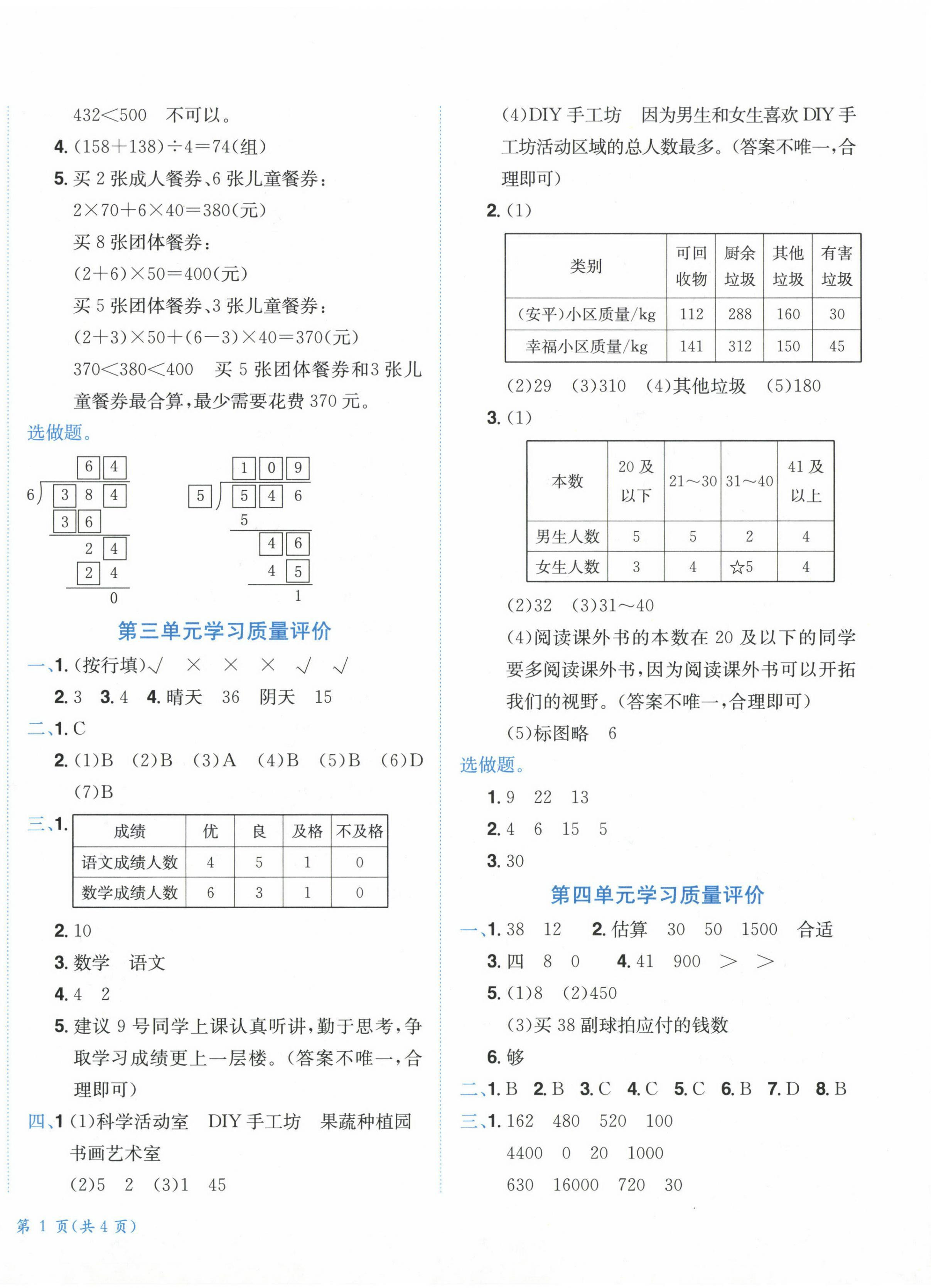 2024年黄冈小状元达标卷三年级数学下册人教版 第2页