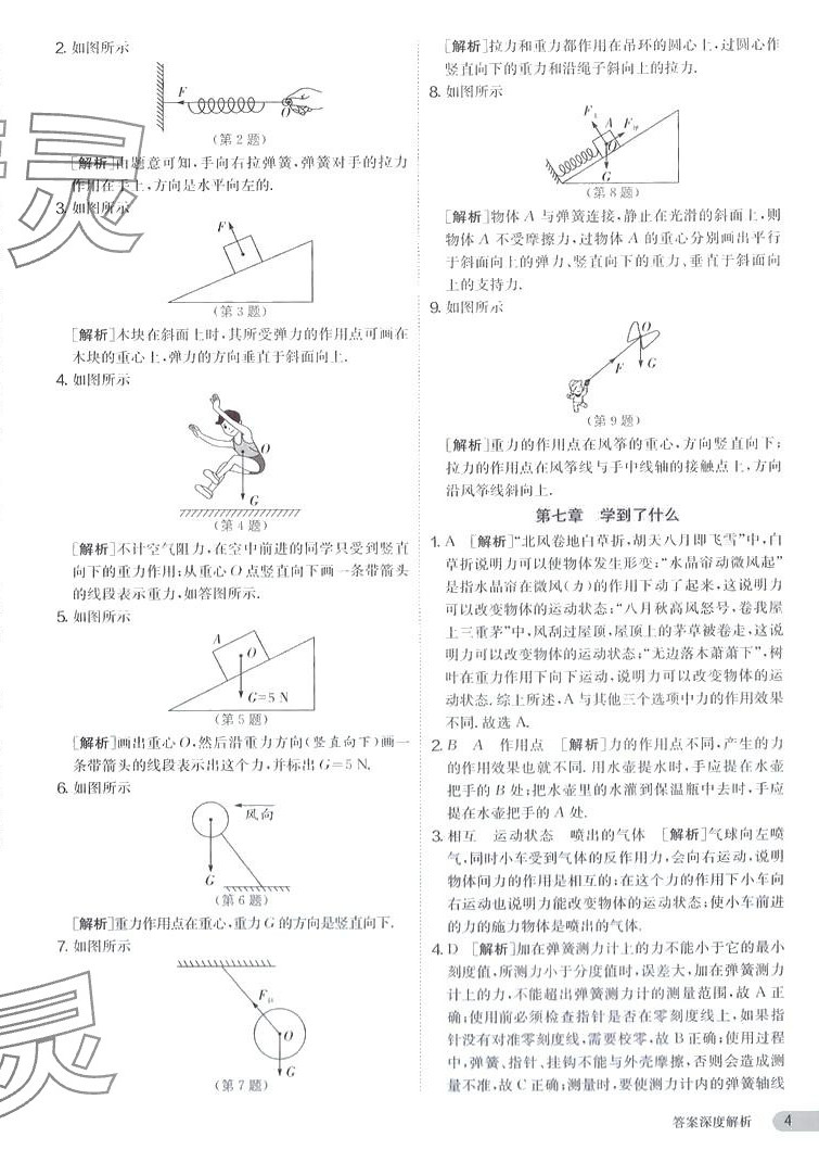 2024年課時(shí)訓(xùn)練江蘇人民出版社八年級(jí)物理下冊(cè)人教版 第4頁