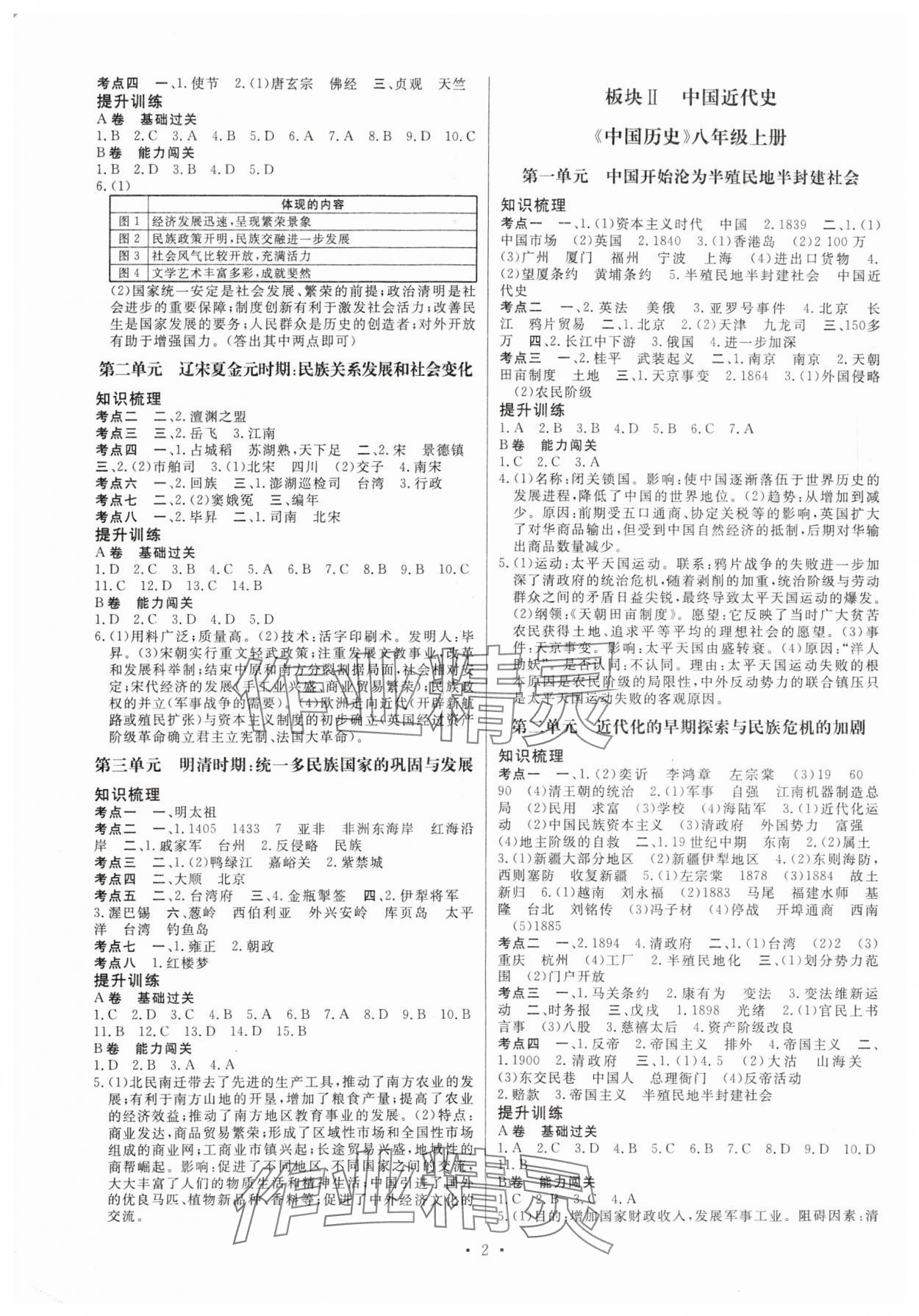 2024年湖北中考初中学业水平考试总复习历史 第2页