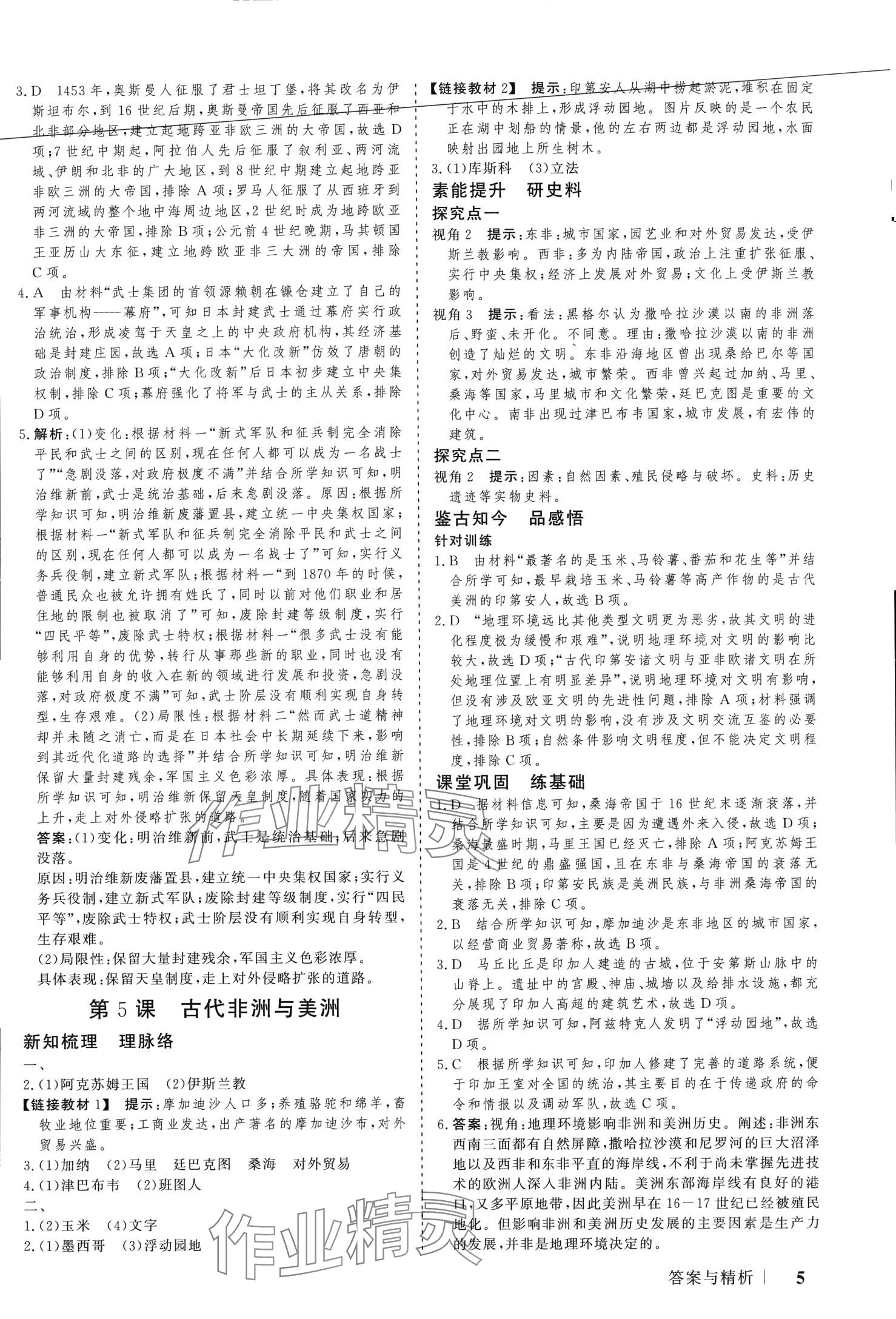 2024年高考领航历史必修下册人教版 第4页