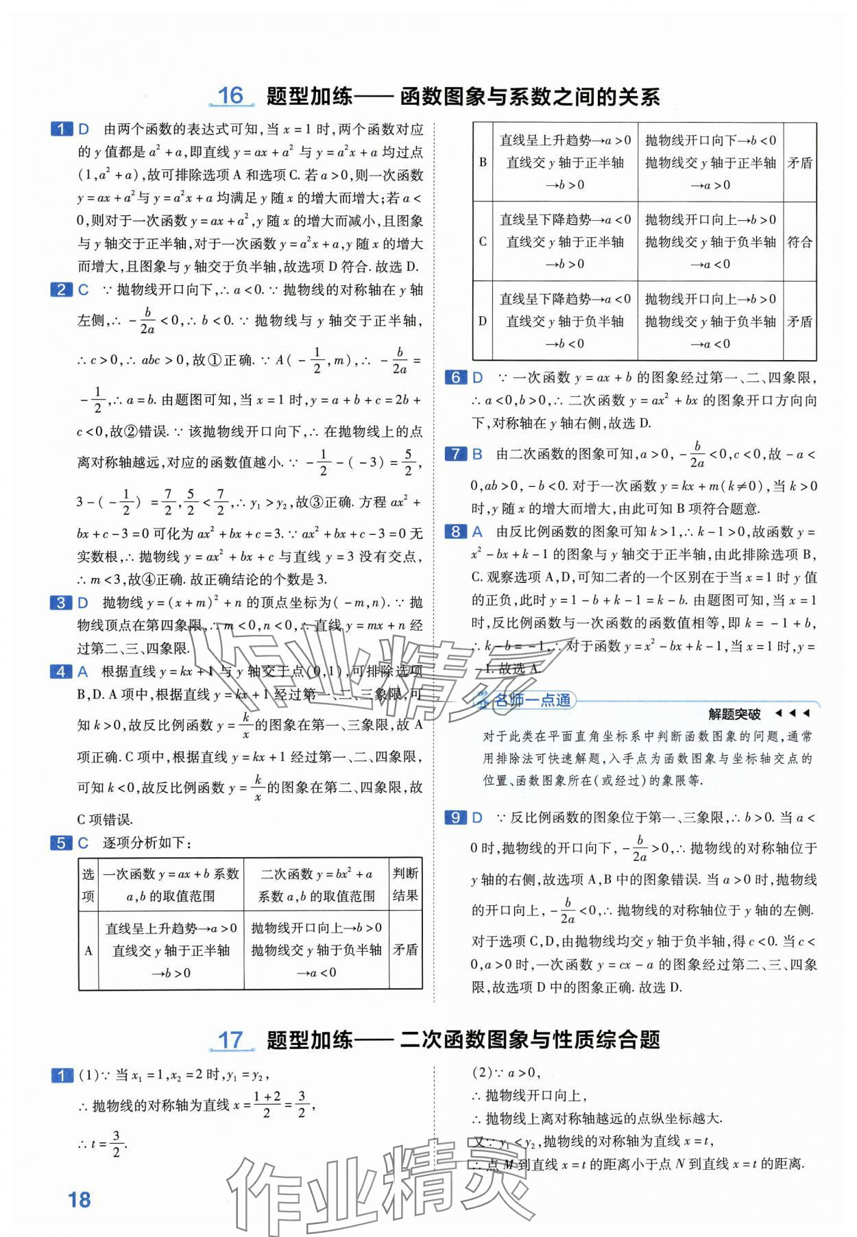 2024年金考卷中考45套汇编数学河南专版紫色封面 参考答案第18页