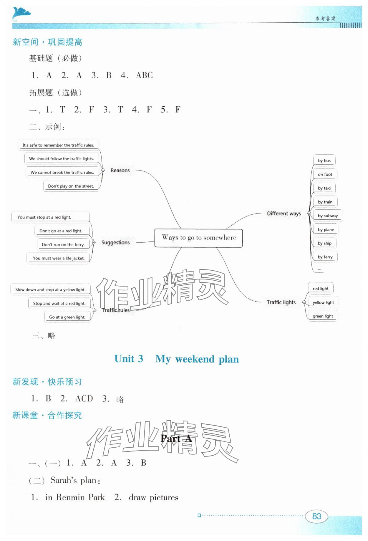 2024年南方新課堂金牌學(xué)案六年級(jí)英語(yǔ)上冊(cè)人教版 第5頁(yè)