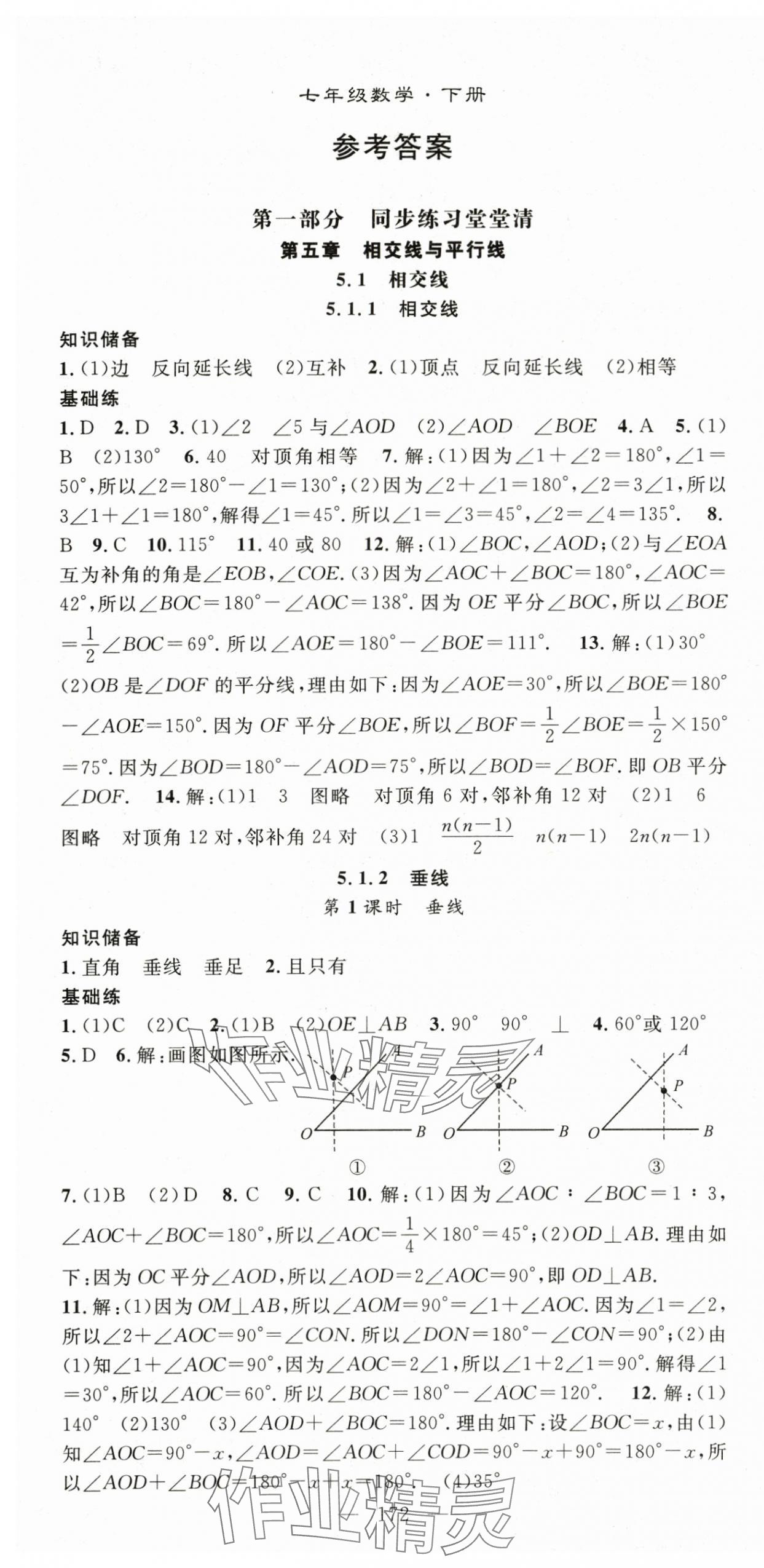 2024年名师学案七年级数学下册人教版 第1页