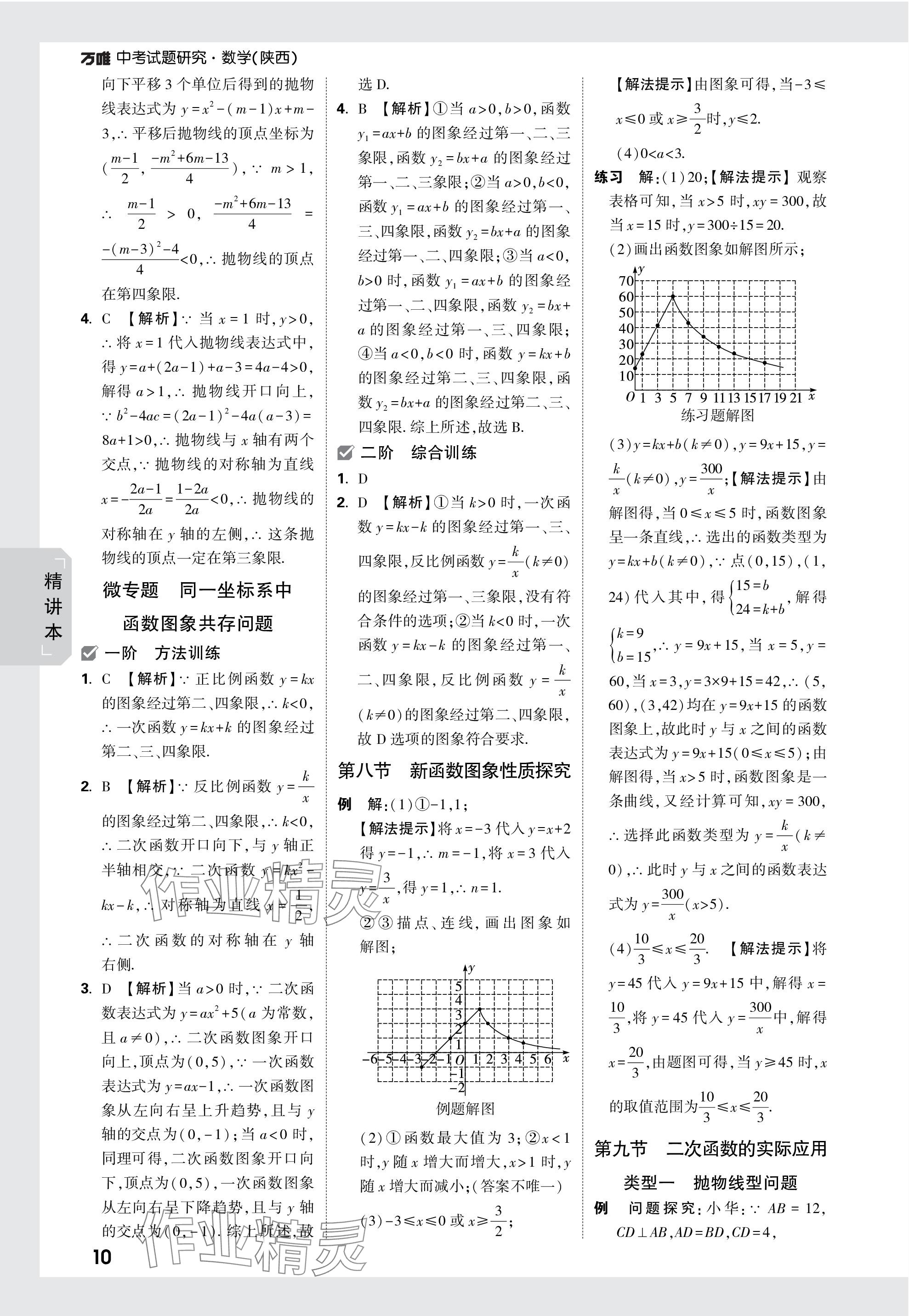 2024年萬唯中考試題研究九年級數(shù)學陜西專版 第10頁