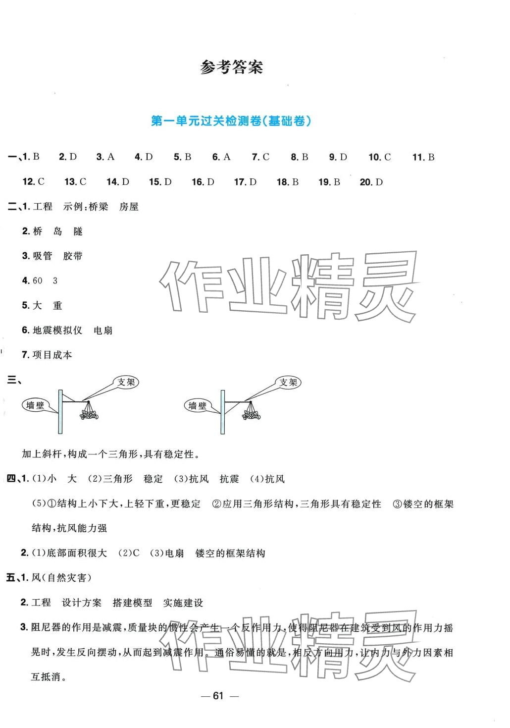 2024年陽光同學一線名師全優(yōu)好卷六年級科學下冊教科版 第1頁