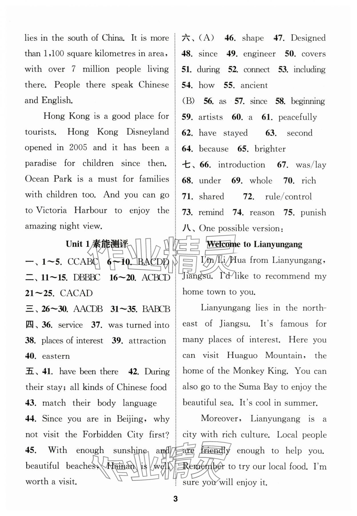 2024年通城學(xué)典課時(shí)作業(yè)本九年級(jí)英語(yǔ)下冊(cè)譯林版江蘇專(zhuān)版 第3頁(yè)