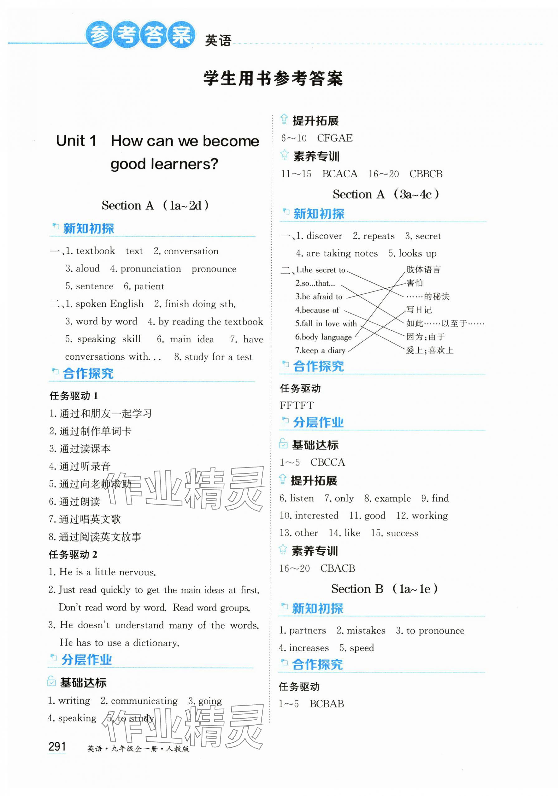 2024年資源與評(píng)價(jià)黑龍江教育出版社九年級(jí)英語全一冊(cè)人教版 第1頁