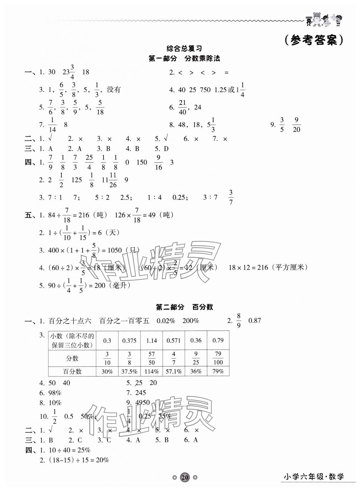 2024年嶺南讀寫期末訓(xùn)練營(yíng)六年級(jí)數(shù)學(xué) 第1頁(yè)