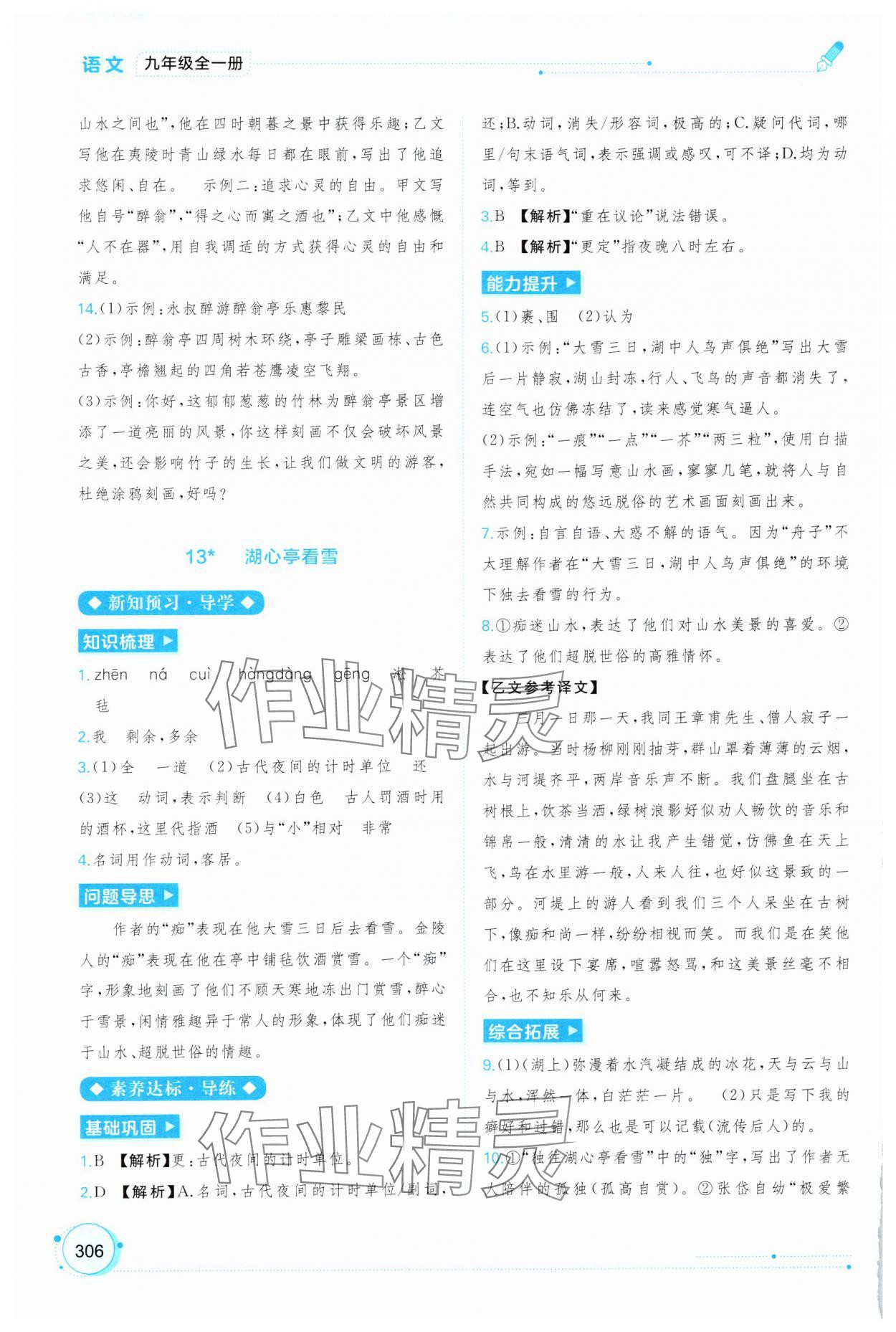 2024年新課程學(xué)習(xí)與測評同步學(xué)習(xí)九年級語文全一冊人教版 第12頁