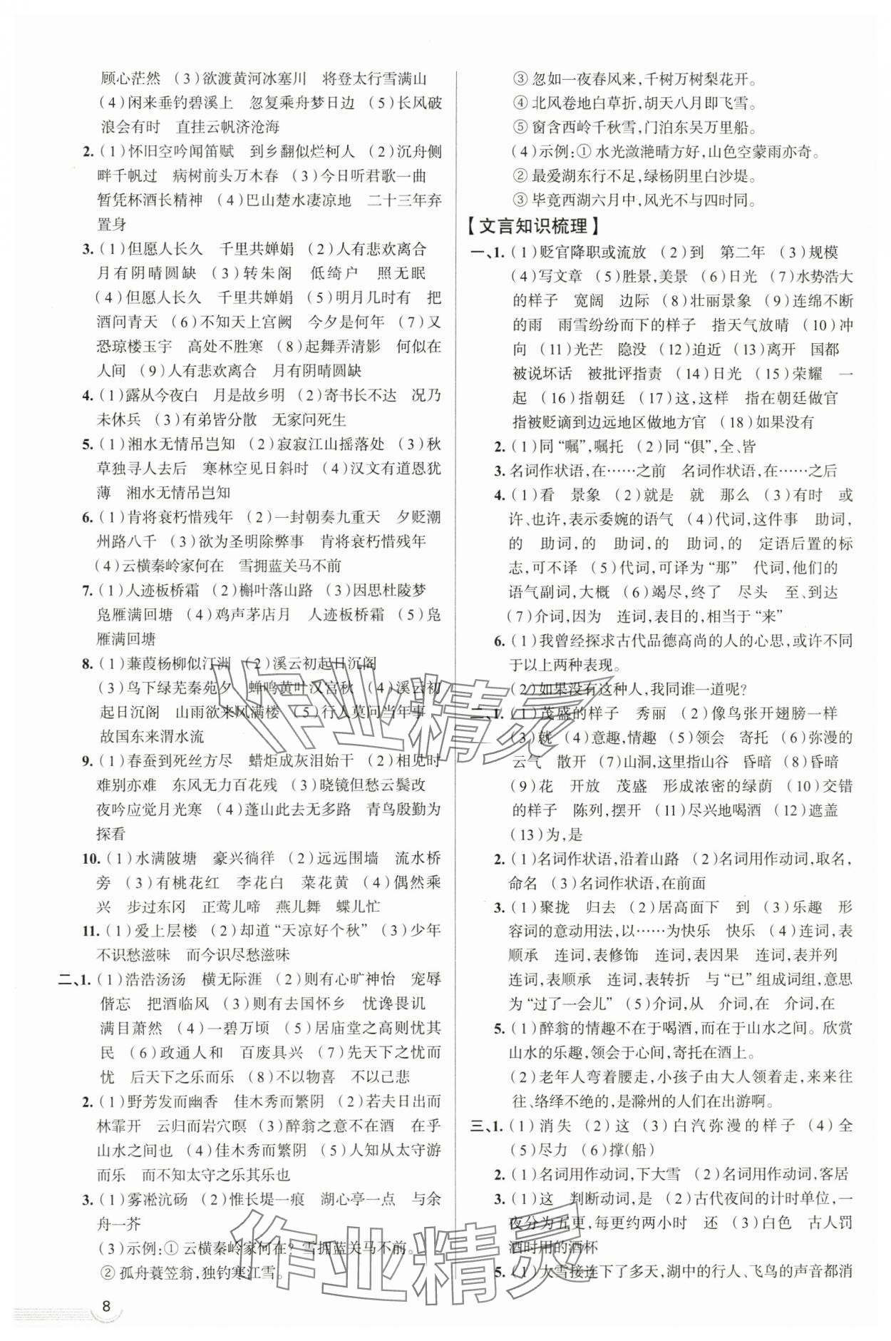 2024年中考零距离语文潍坊专版 第8页