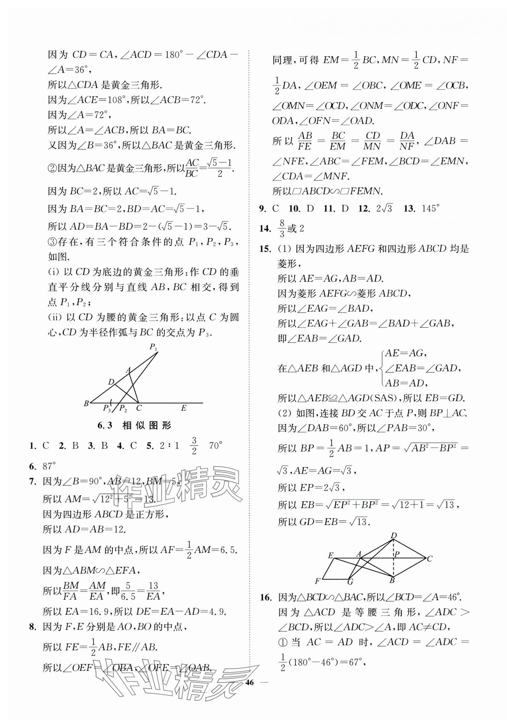 2024年南通小题课时作业本九年级数学下册苏科版 第10页