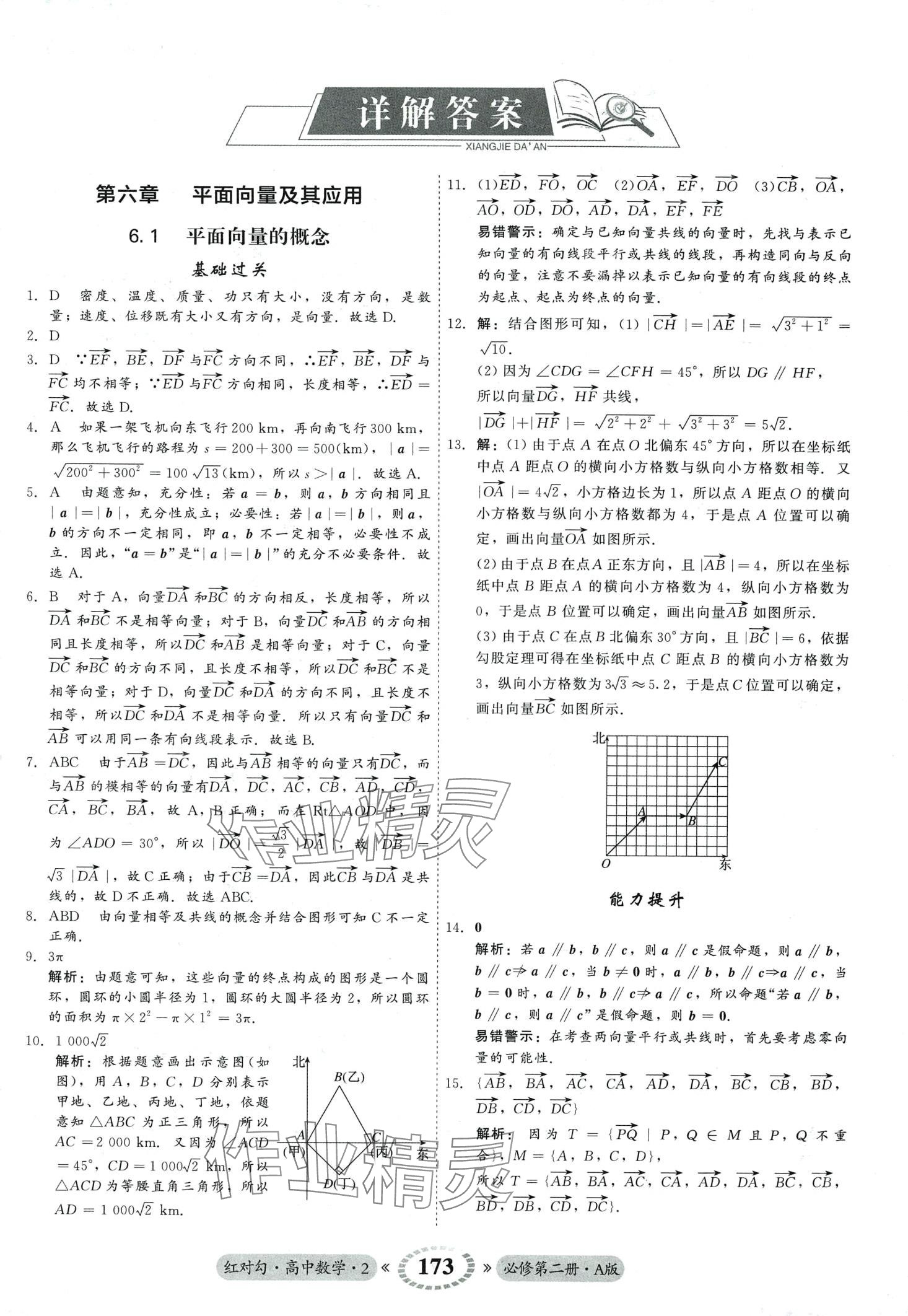 2024年红对勾45分钟作业与单元评估高中数学必修第二册人教版 第1页