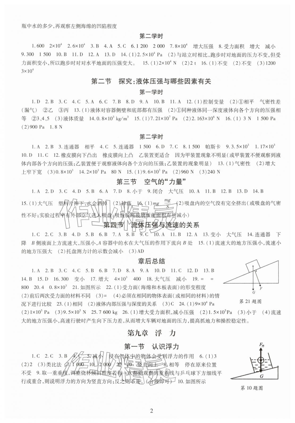 2026年智慧学习导学练八年级物理下册沪科版&nbsp;第2页