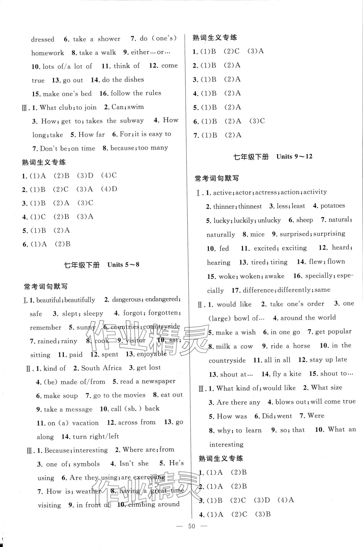 2024年夺冠百分百中考冲刺英语河北专版 第2页