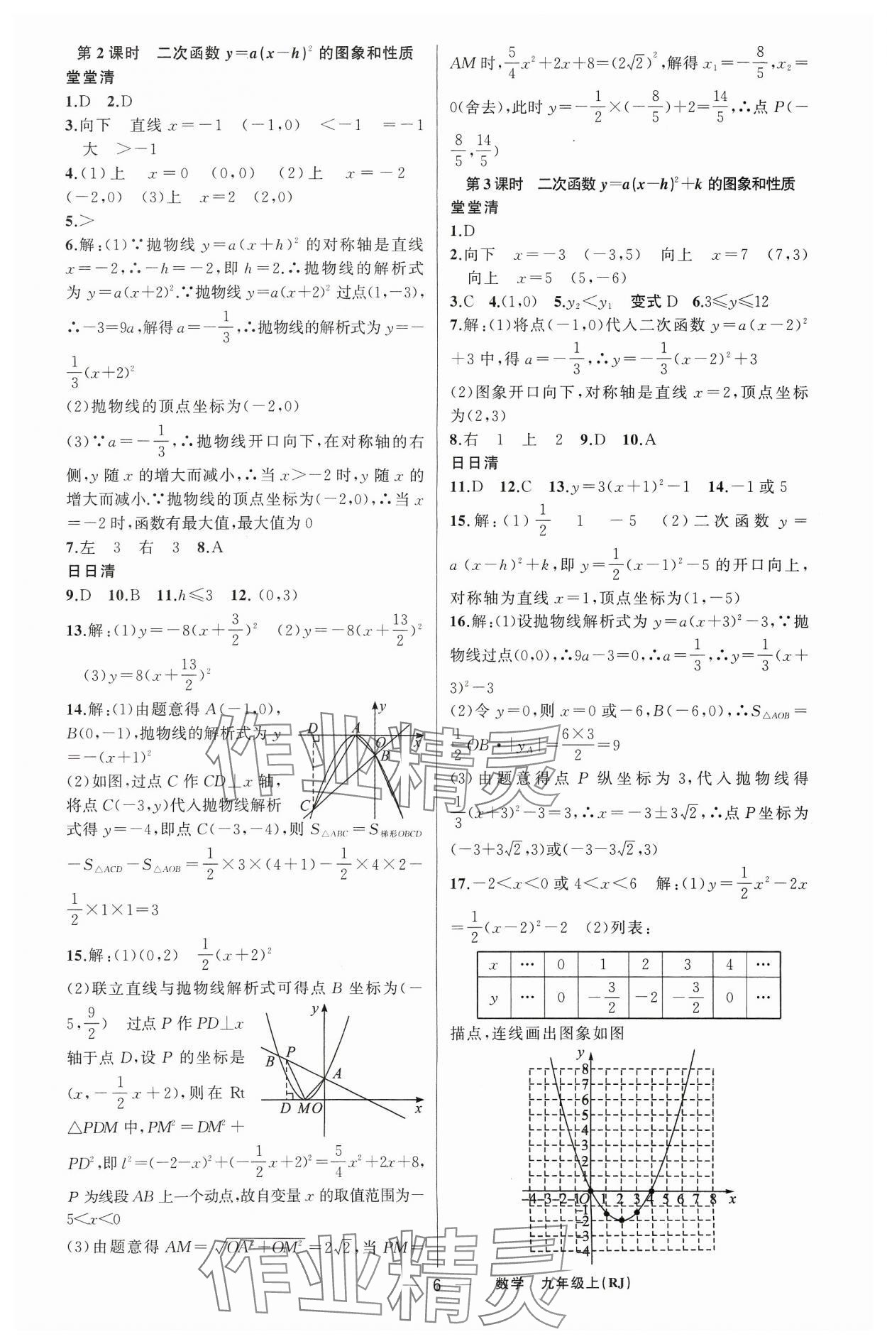 2023年四清導(dǎo)航九年級數(shù)學(xué)上冊人教版河南專版 第6頁