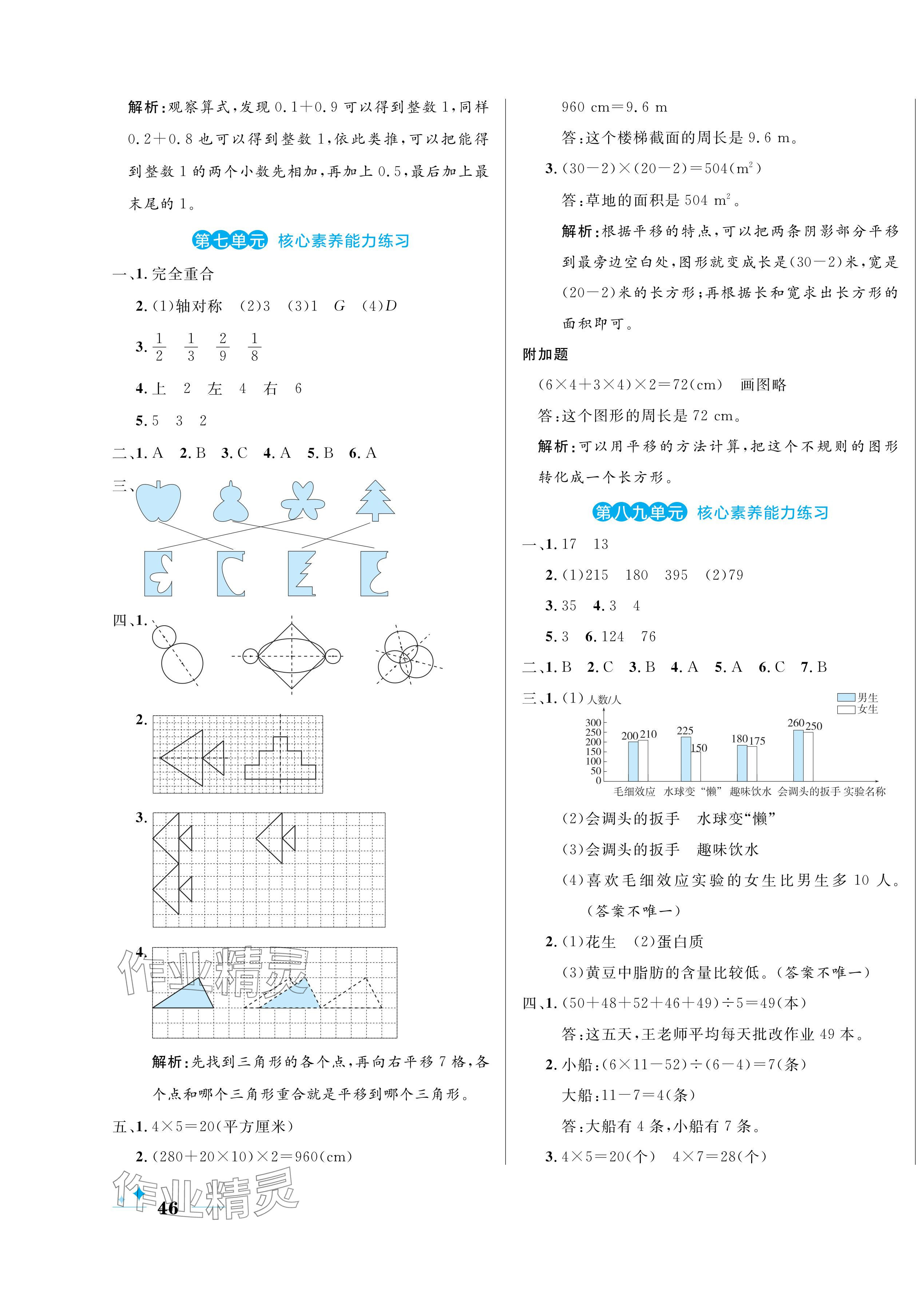 2024年黄冈名卷四年级数学下册人教版 第7页