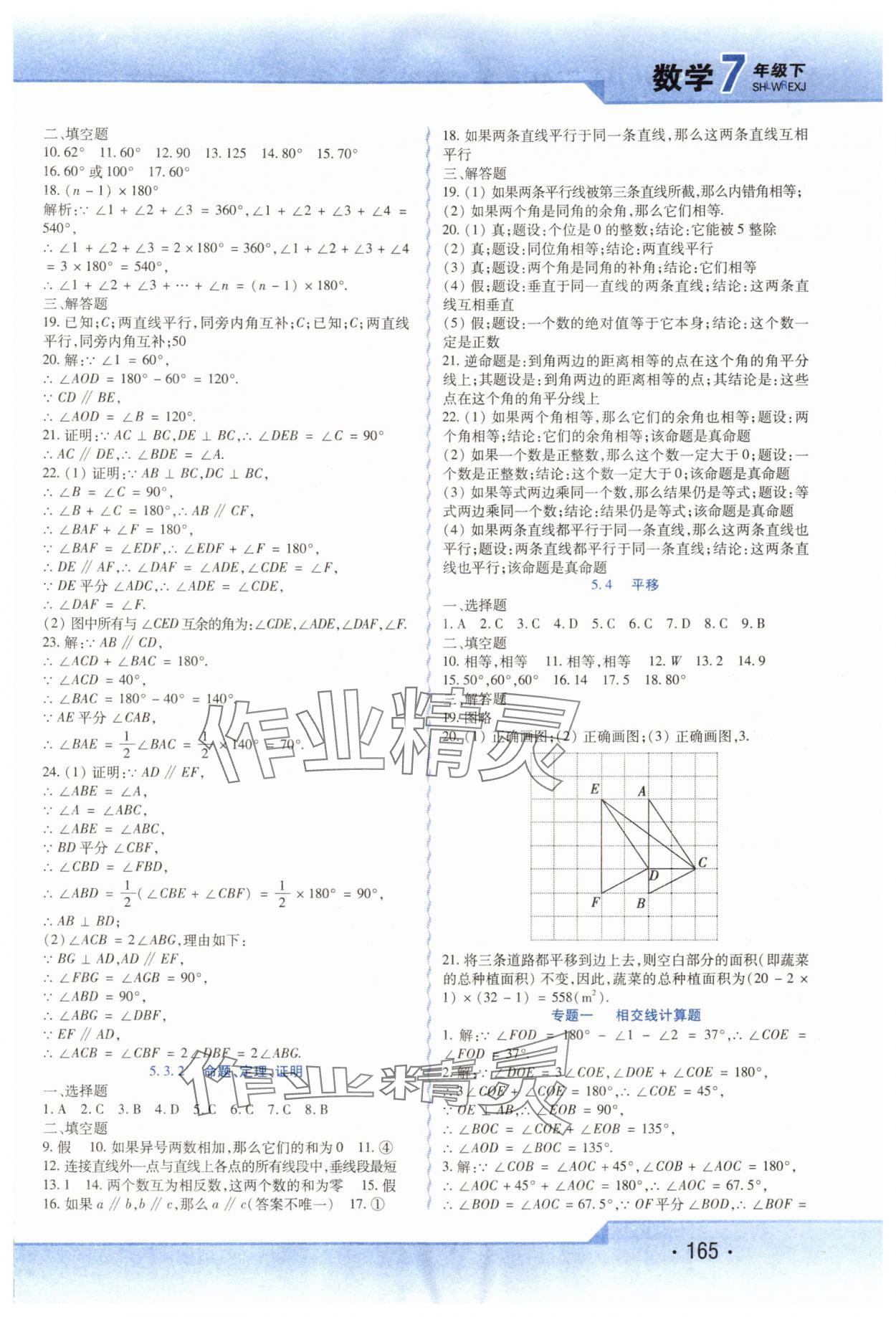 2024年精析巧练七年级数学下册人教版 第3页