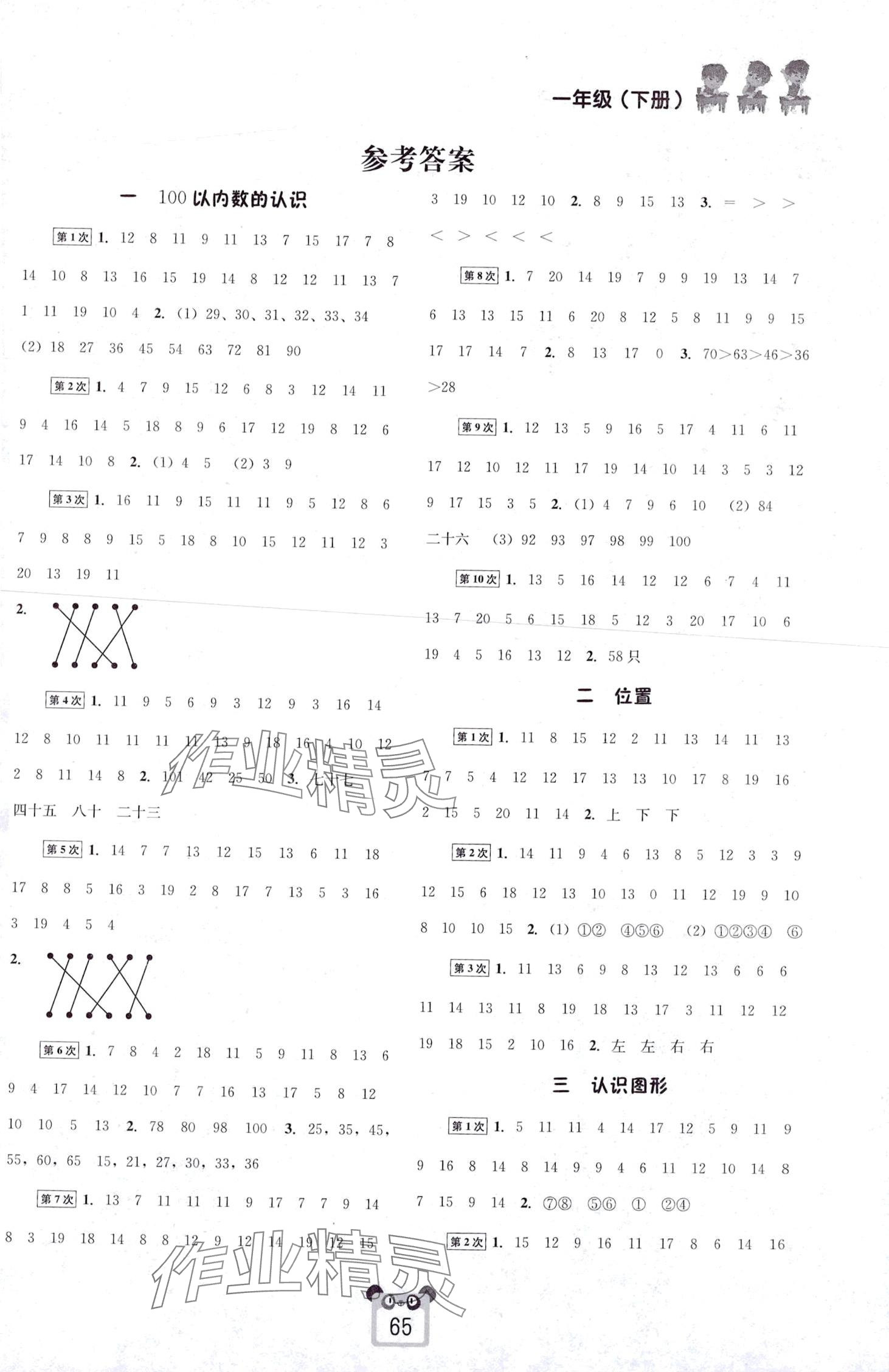 2024年好學(xué)生口算心算速算一年級(jí)數(shù)學(xué)下冊(cè)西師大版 第1頁(yè)