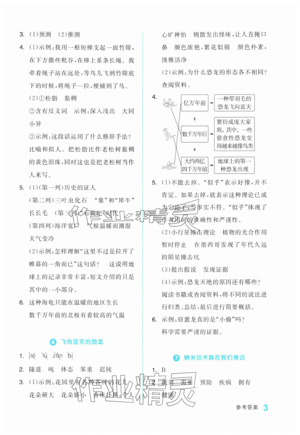 2024年全品學(xué)練考四年級(jí)語文下冊(cè)人教版浙江專版 第3頁