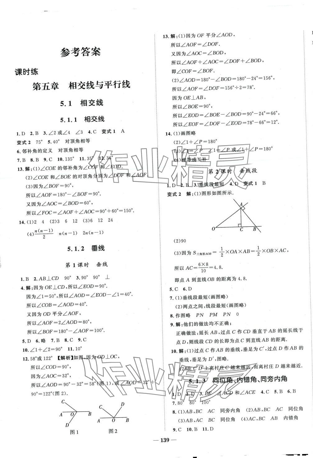 2024年天成导学金典同步练七年级数学下册人教版 第1页