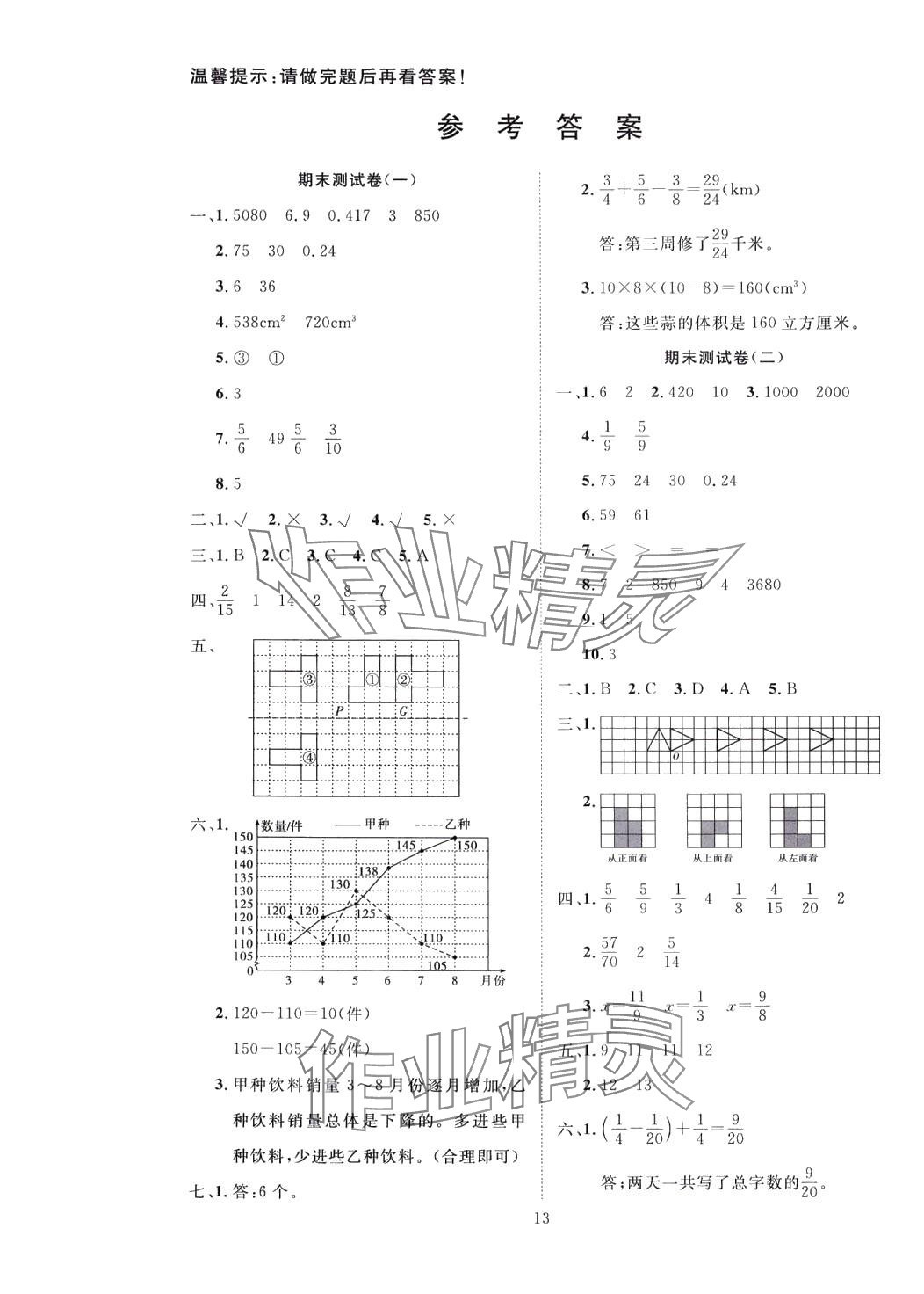 2024年351高效课堂导学案五年级数学下册人教版 第1页