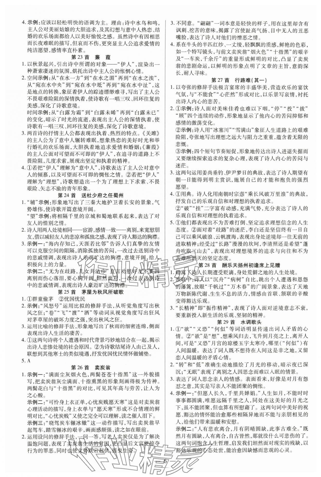 2024年领跑中考语文河南专版 第6页