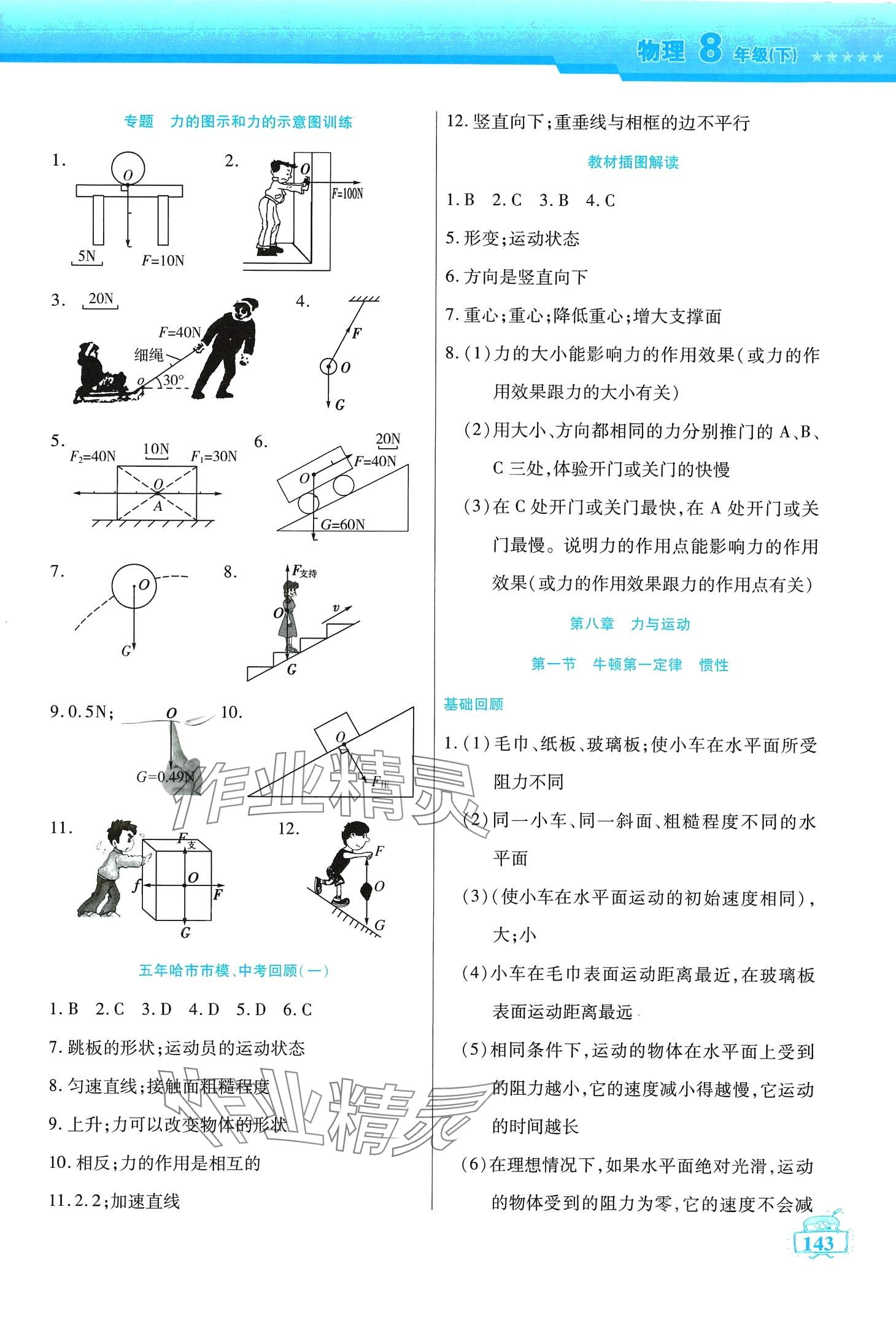 2024年名师点津八年级物理下册教科版 第4页