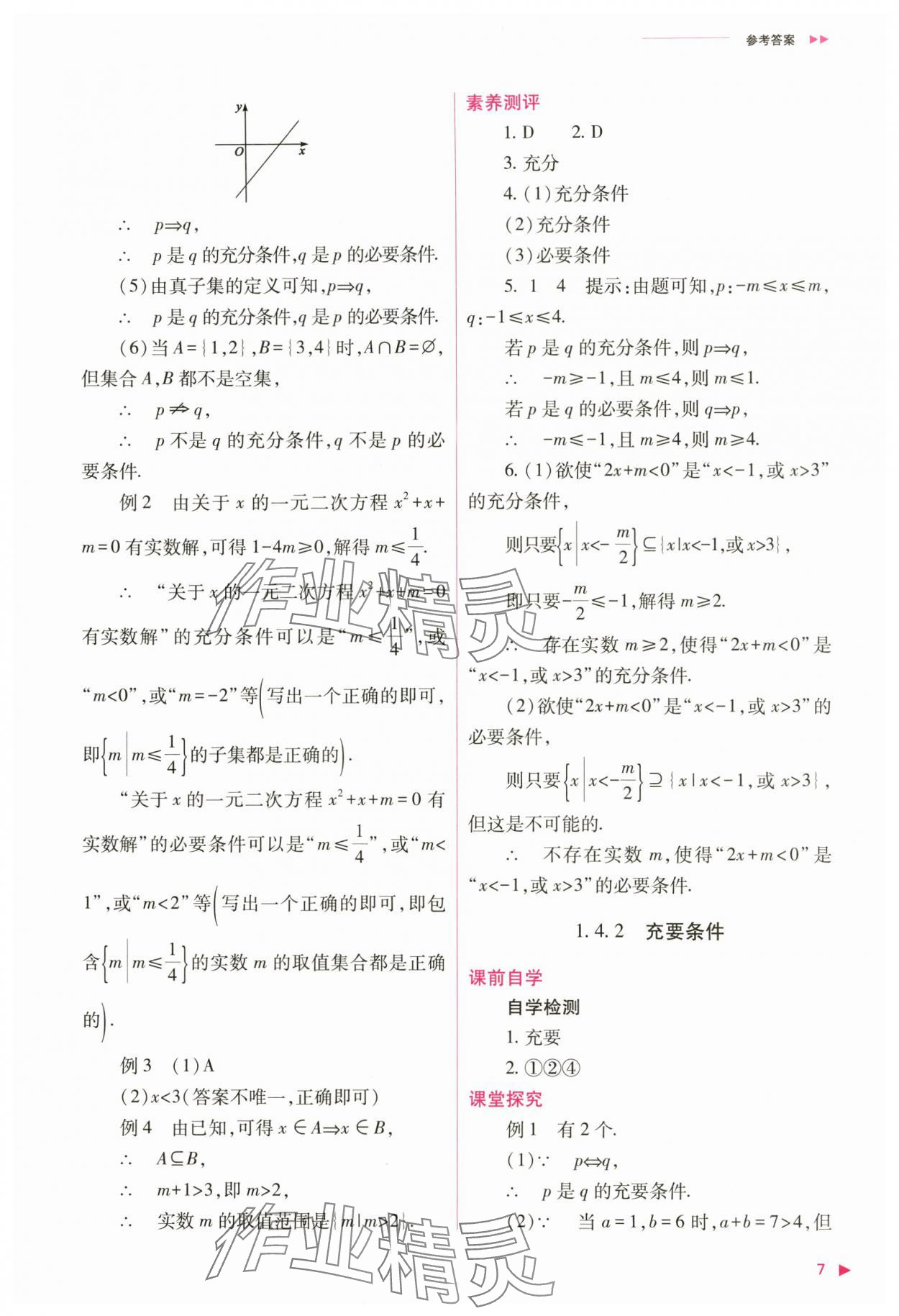 2024年普通高中新課程同步練習(xí)冊(cè)高中數(shù)學(xué)必修第一冊(cè)人教版 第7頁(yè)