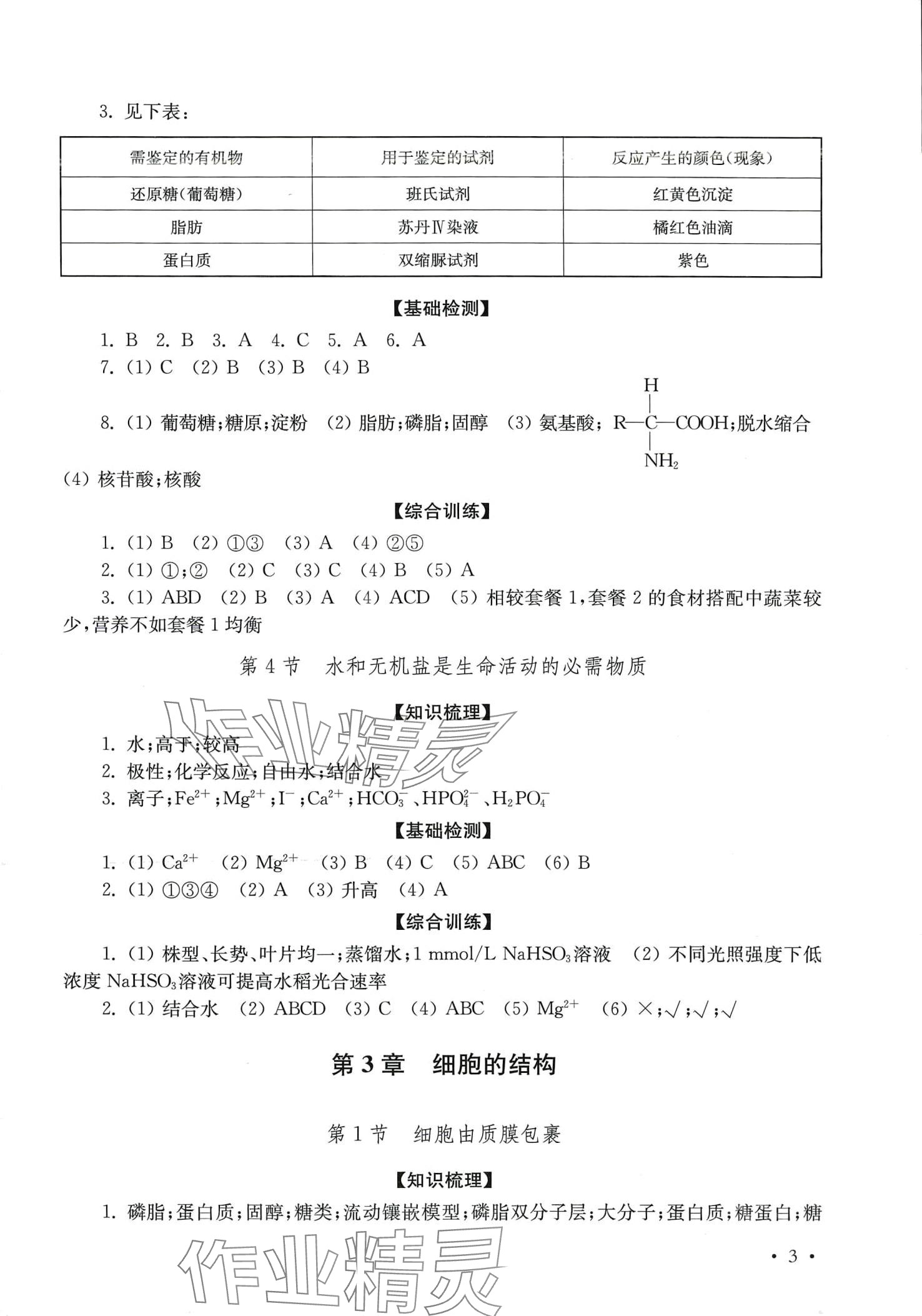 2024年生命科學(xué)導(dǎo)測(cè)高中滬教版五四制 第9頁(yè)