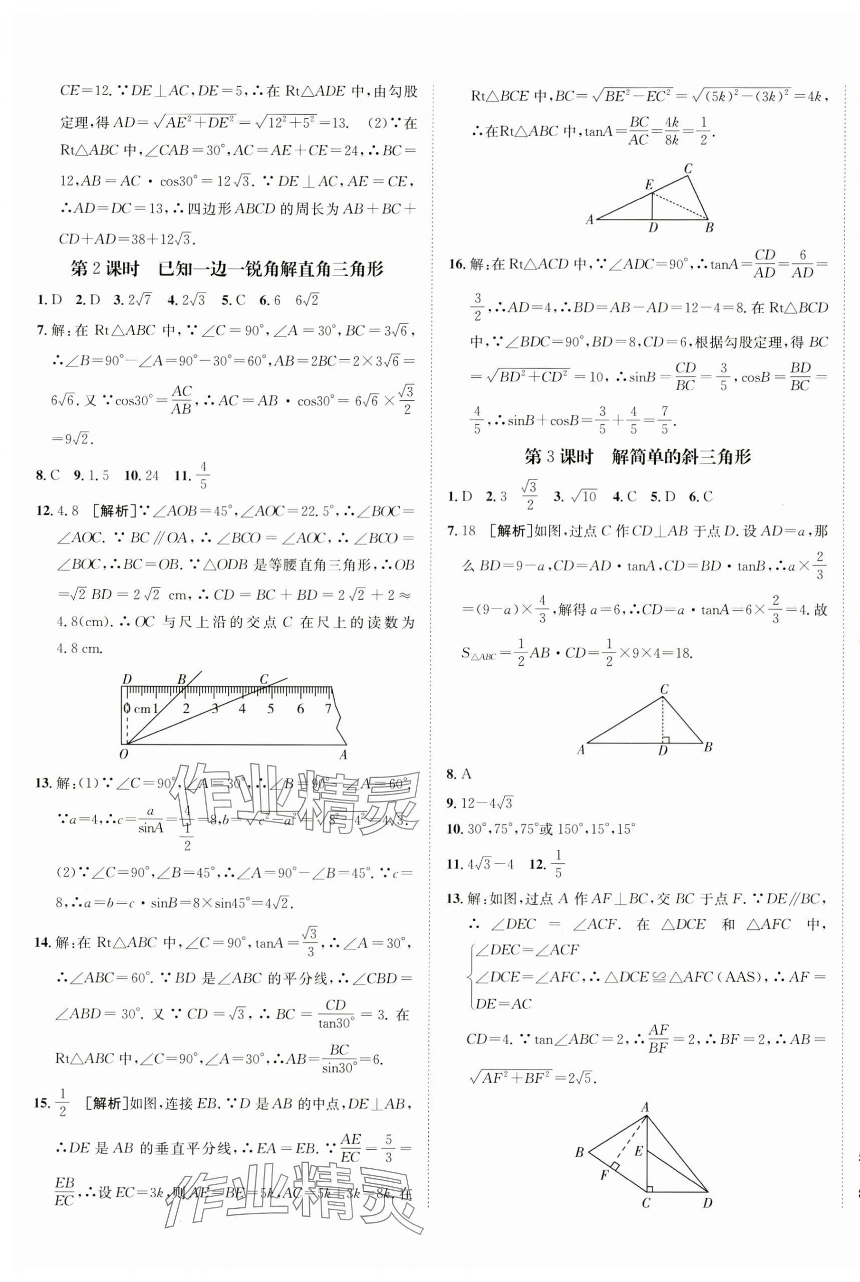 2024年同行学案九年级数学上册鲁教版五四制 第13页