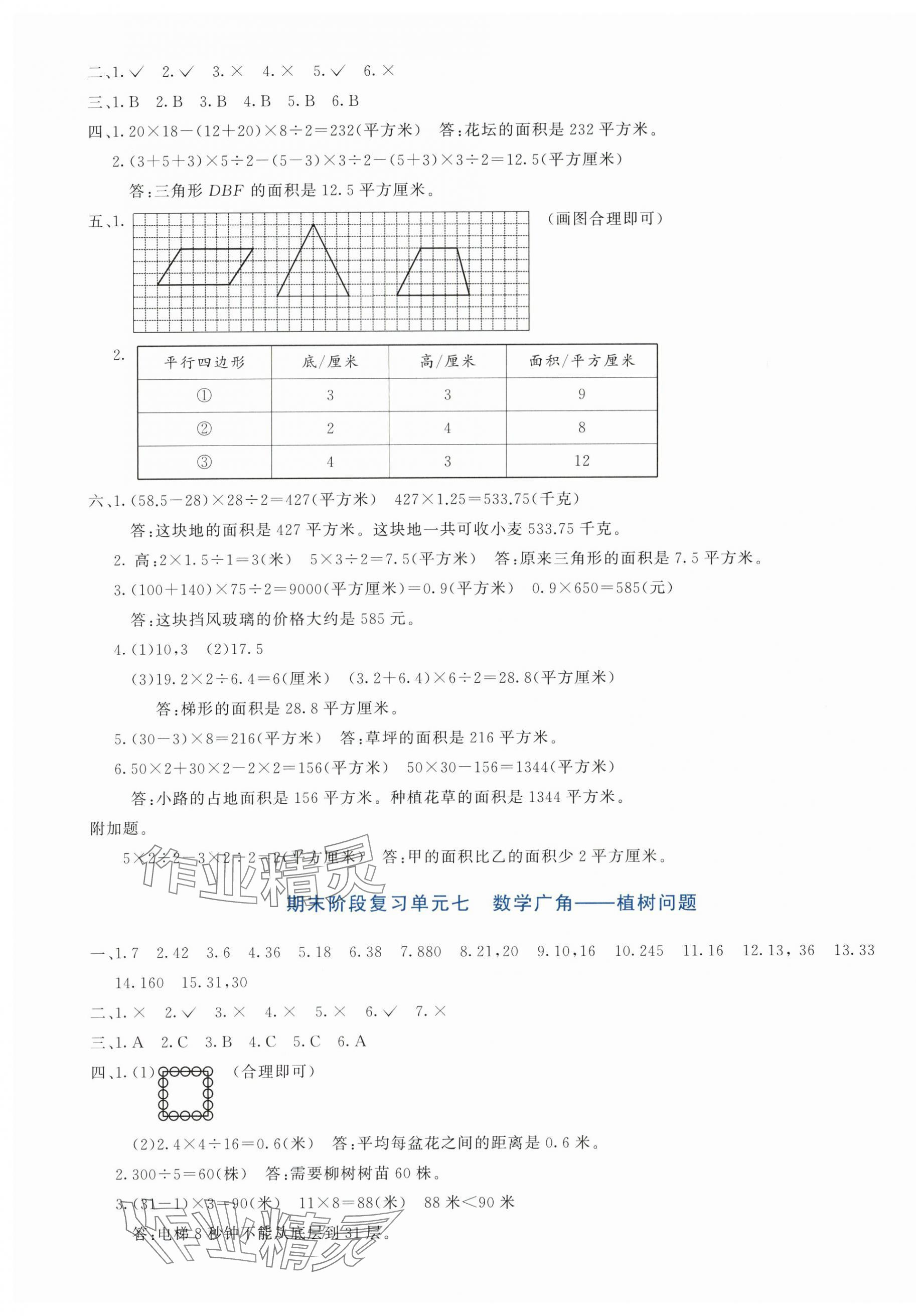 2023年知行合期末必刷題五年級(jí)數(shù)學(xué)上冊(cè)人教版 第5頁(yè)