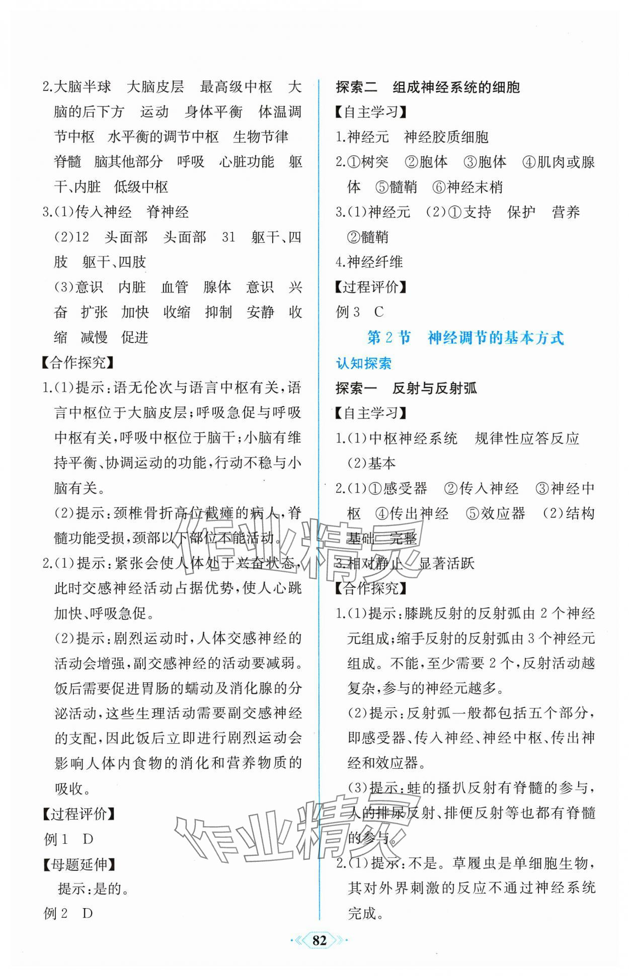 2023年同步解析與測評課時練人民教育出版社生物選擇性必修1人教版增強版 第4頁