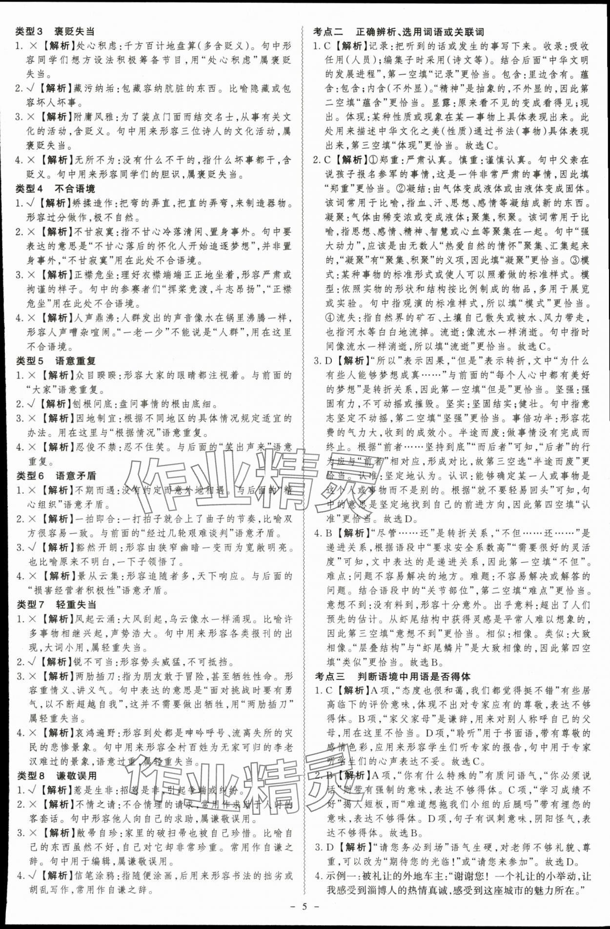 2024年中考冲刺语文广东专版 第5页