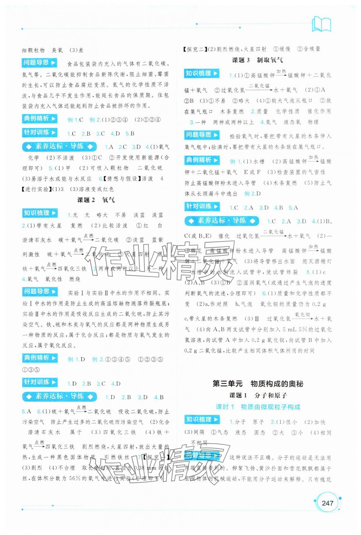 2024年新課程學(xué)習(xí)與測評同步學(xué)習(xí)九年級化學(xué)全一冊人教版 第3頁