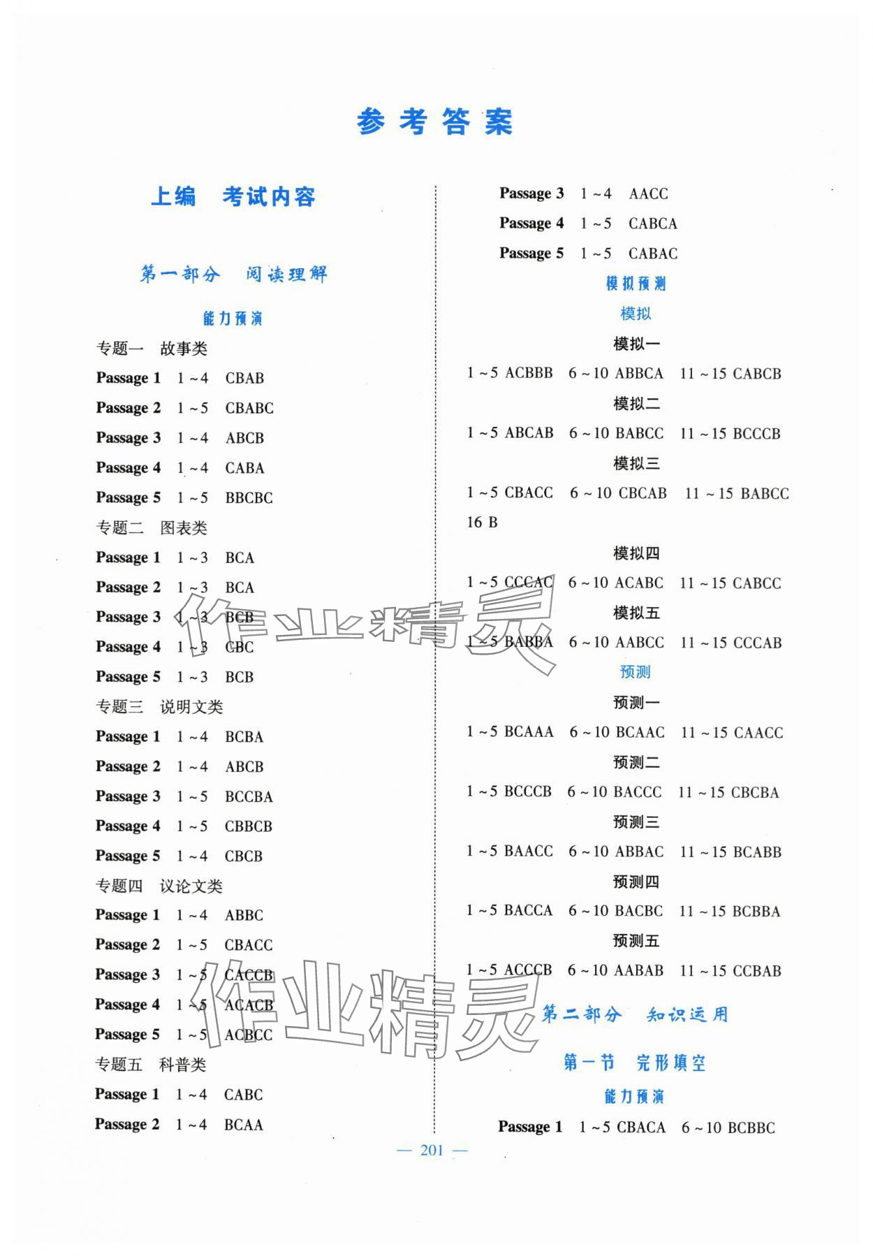 2024年新優(yōu)化設(shè)計初中總復習英語 參考答案第1頁