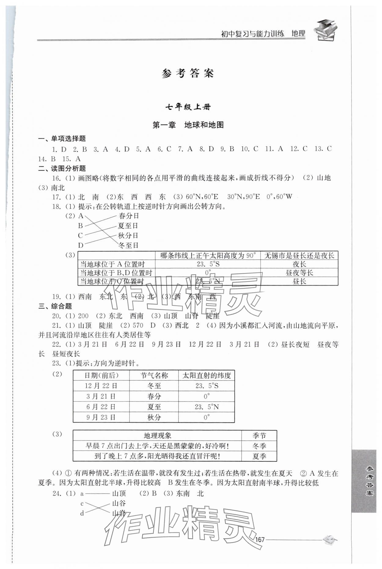 2024年初中復(fù)習(xí)與能力訓(xùn)練中考地理 第1頁