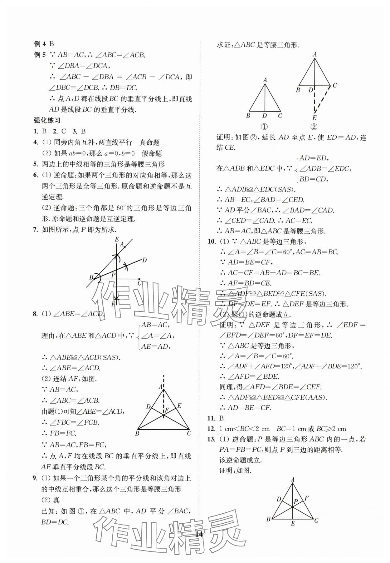 2024年直通重高尖子生培优教程八年级数学上册浙教版 第14页