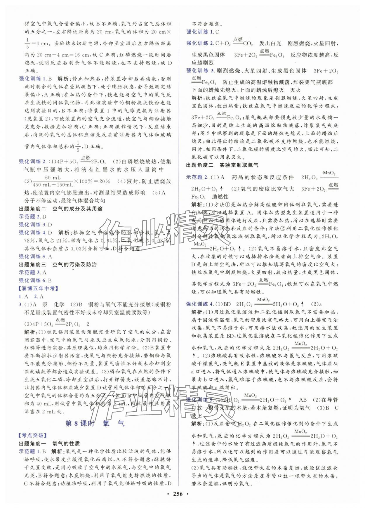 2024年初中總復習山東文藝出版社化學淄博專版 第4頁