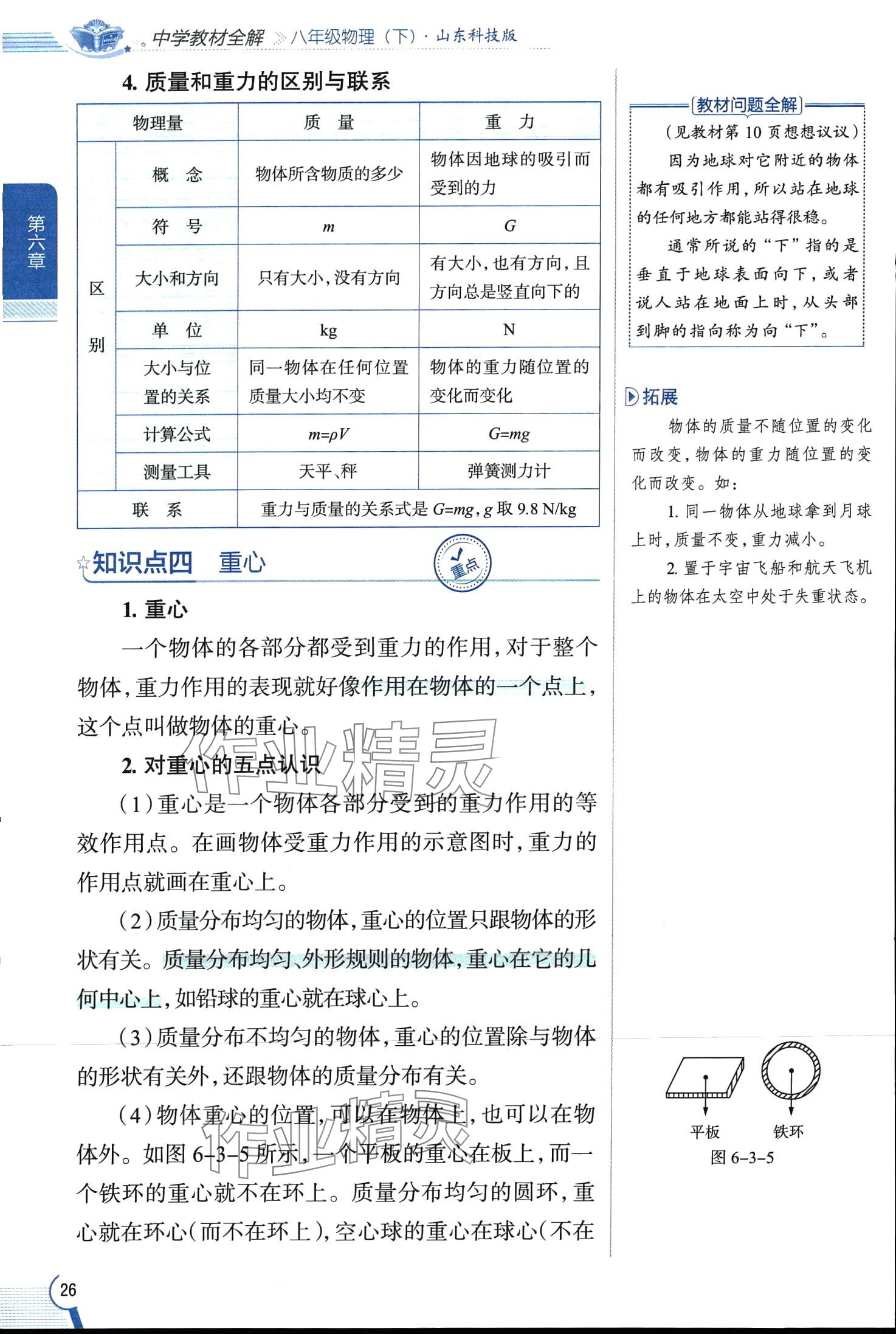 2024年教材全解八年級物理下冊魯科版五四制 第26頁