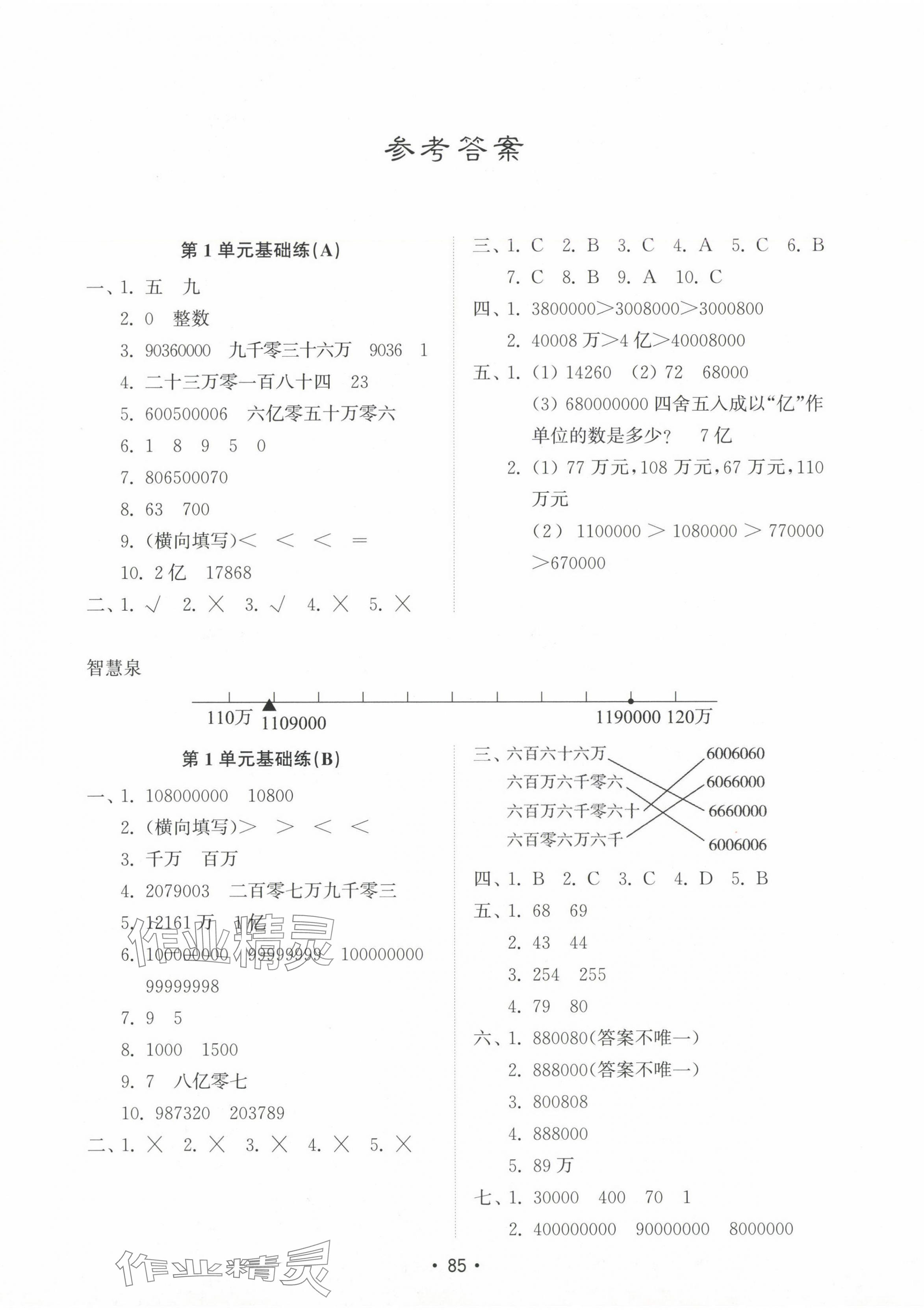 2024年金鑰匙試卷基礎(chǔ)練四年級數(shù)學(xué)上冊人教版 第1頁